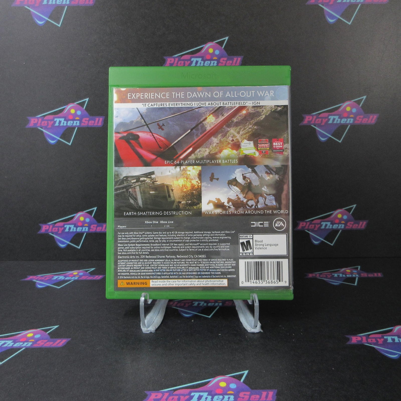 Battlefield 1 Xbox One Complete - 1 Year Warranty VG