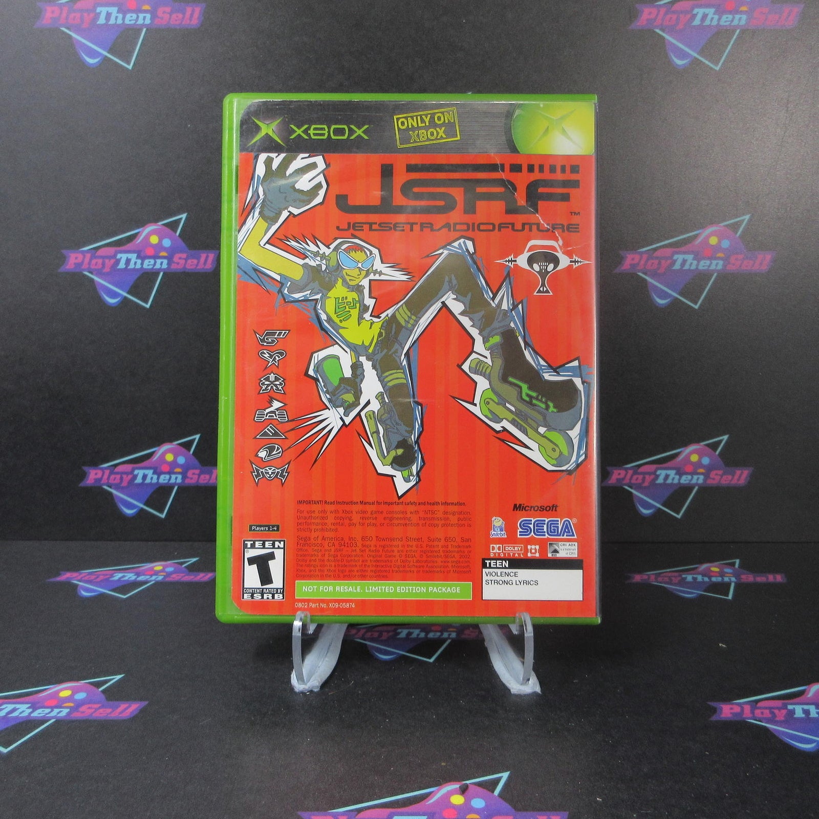 Sega GT 2002 - JSRF Jet Set Radio Future Xbox Complete - 1 Year Warranty VG