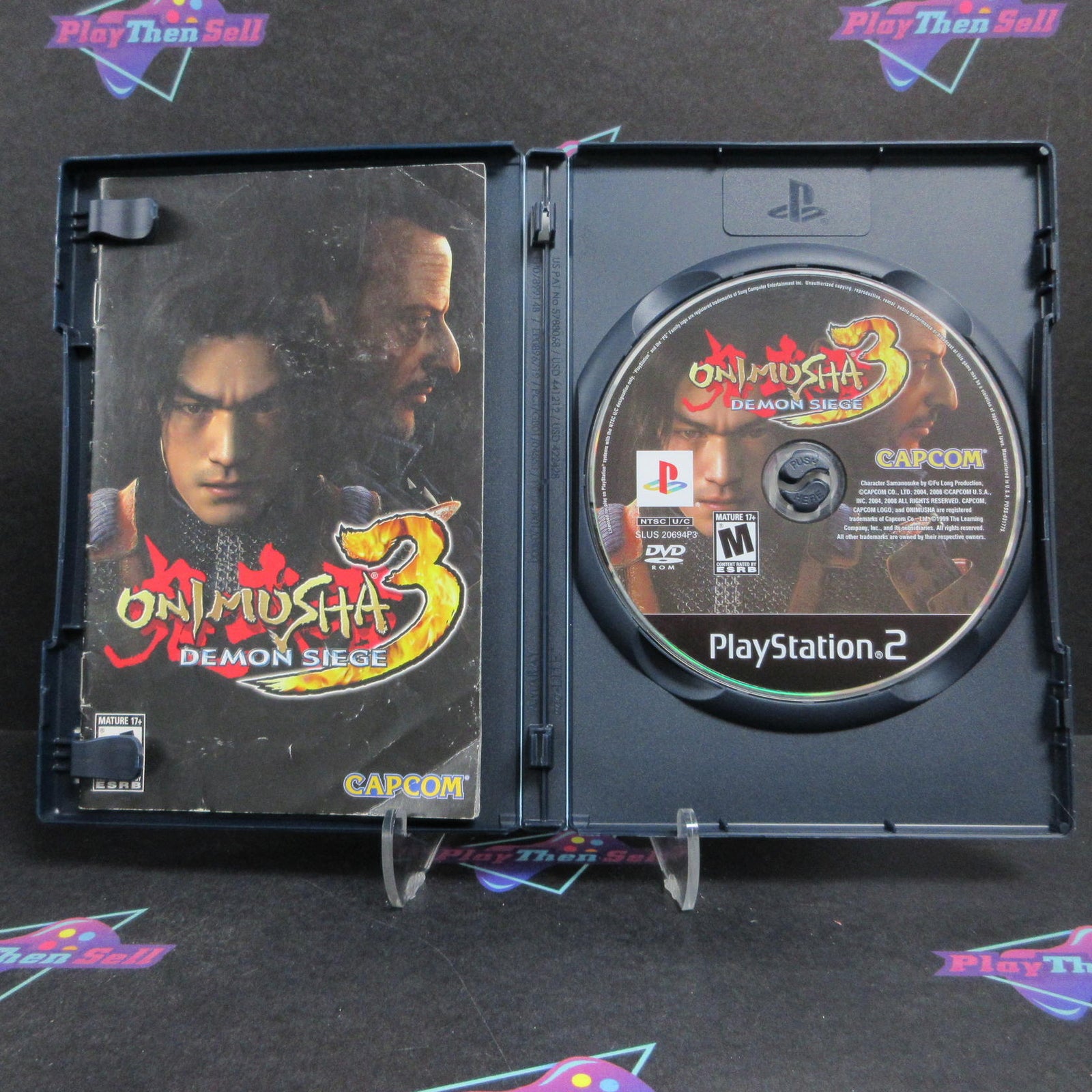 Onimusha 3 Demon Siege PS2 PlayStation 2 Complete - 1 Year Warranty VG