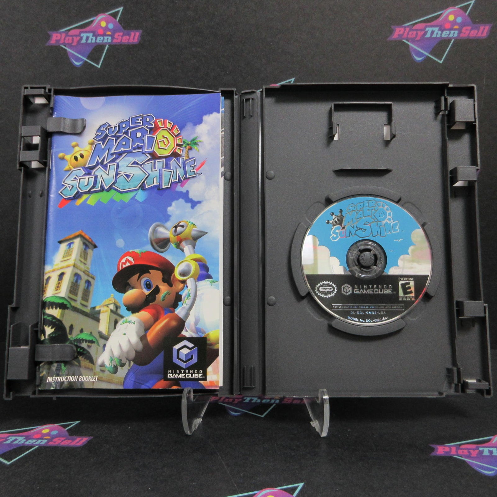 Super Mario Sunshine Nintendo GameCube Player's Choice Complete  - 1 Year Warr..