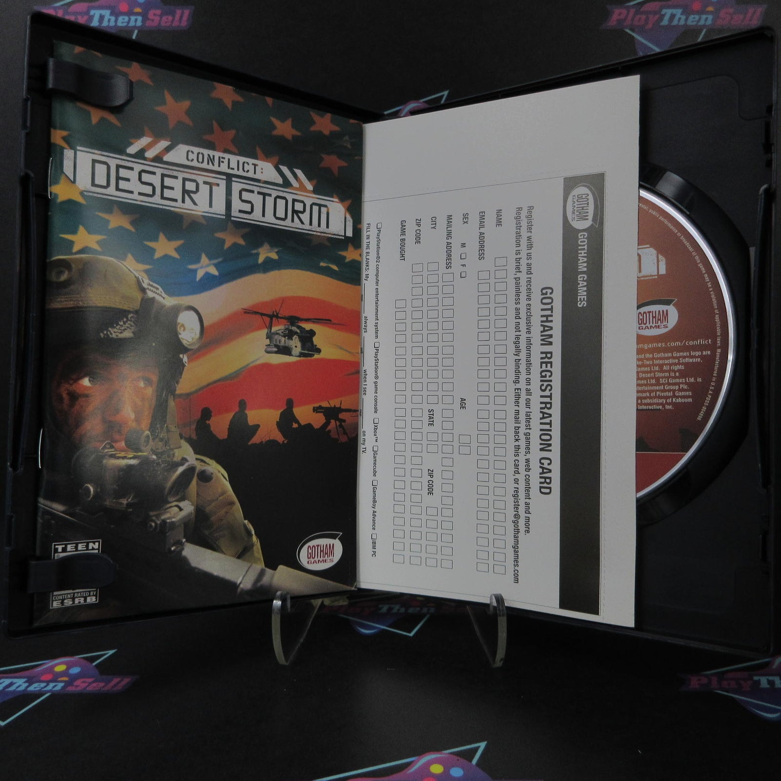Conflict Desert Storm PS2 PlayStation 2 GH + Reg Card Complete  - 1 Year Warra..