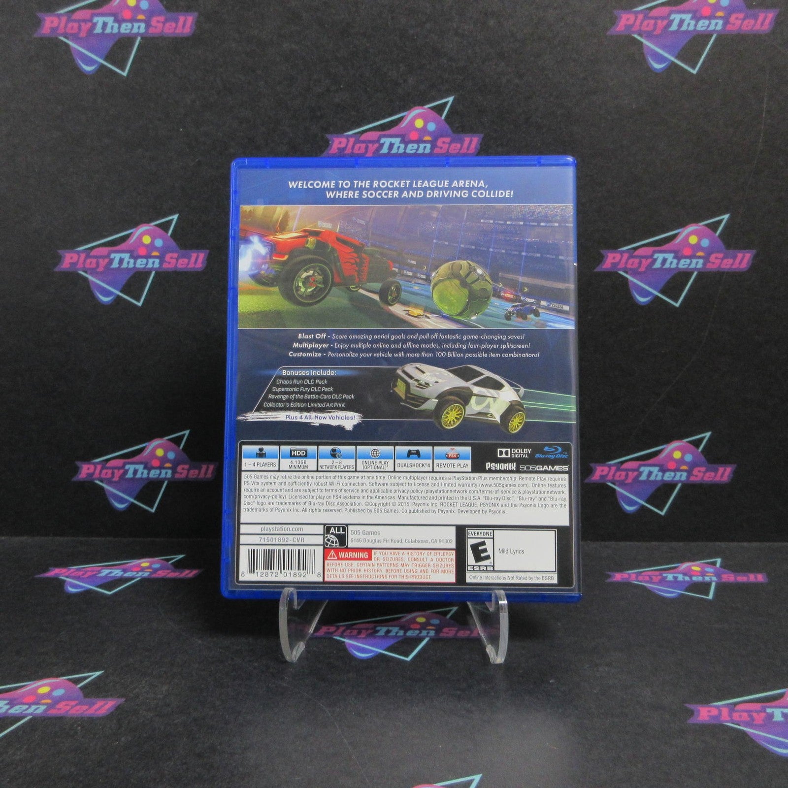 Rocket League Collector's Edition PS4 PlayStation 4 Complete  - 1 Year Warrant..