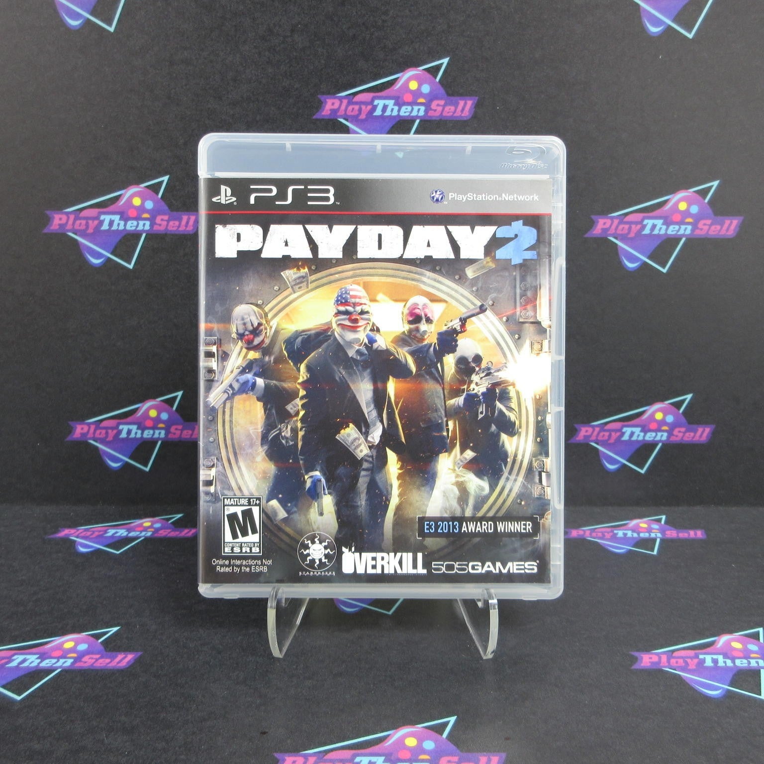 Payday 2 PS3 PlayStation 3 Complete - 1 Year Warranty EX Cond