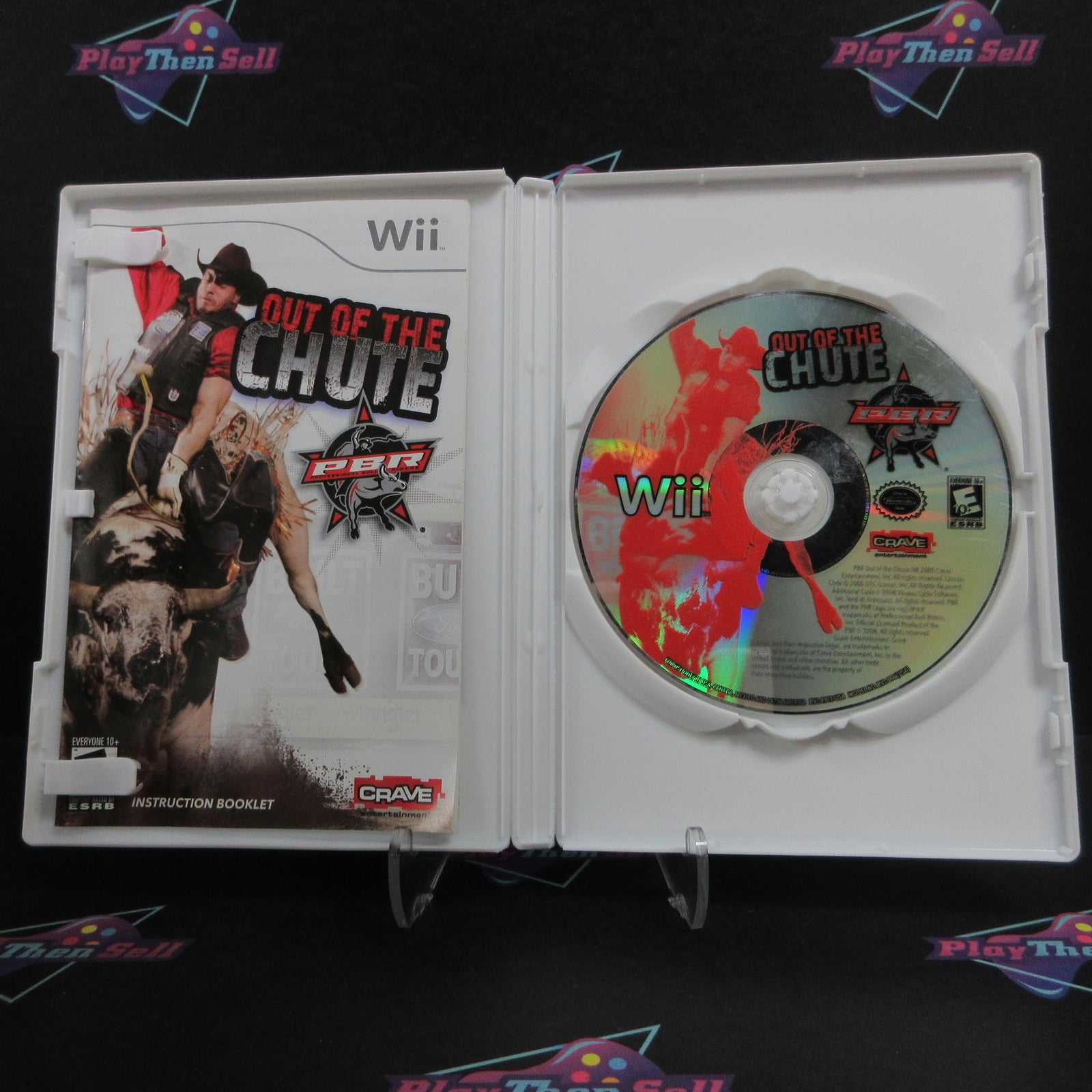 PBR Out of the Chute Nintendo Wii Complete - 1 Year Warranty EX Cond
