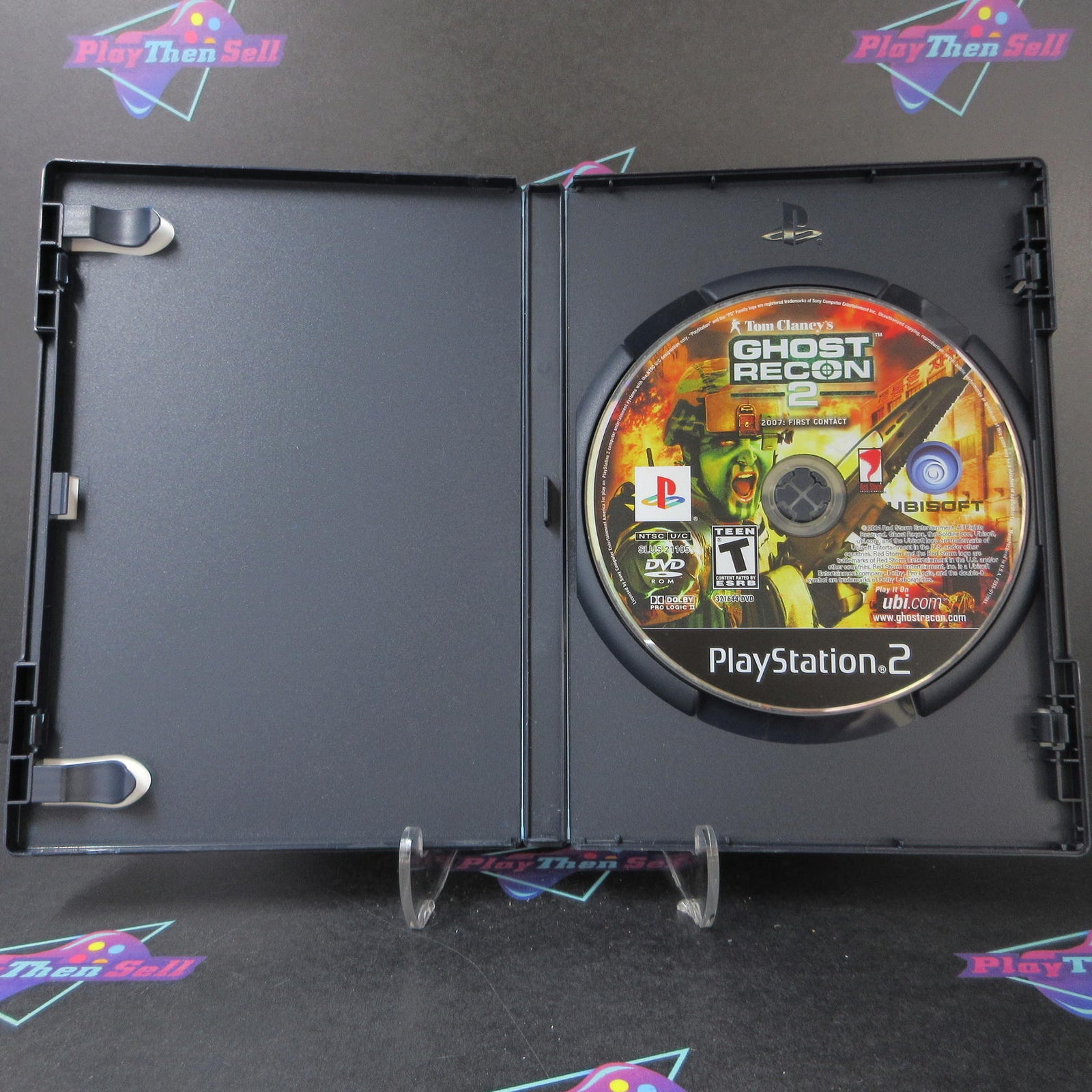Tom Clancy's Ghost Recon 2 First Contact PS2 PlayStation 2 AD/NM - (See Pics)
