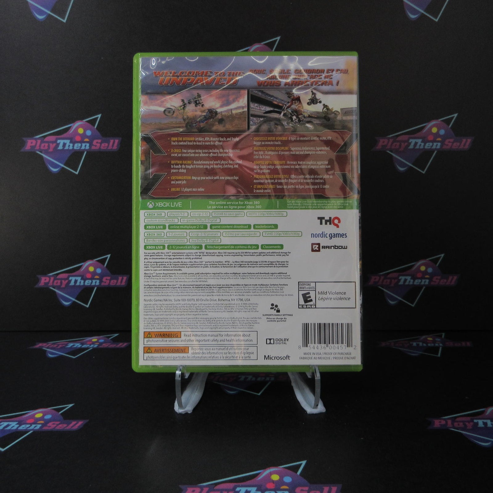 Mx Vs ATV Untamed Xbox 360 PH Complete - 1 Year Warranty EX Cond