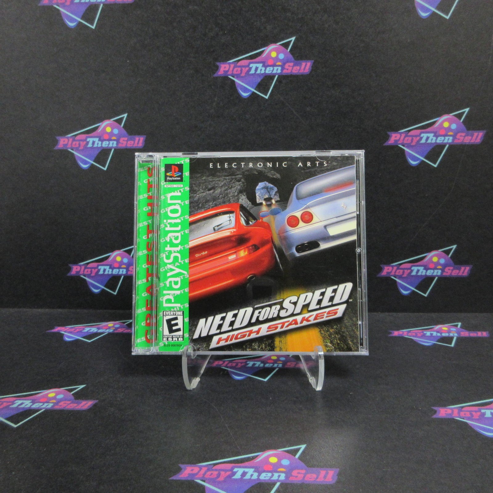 Need For Speed 4 High Stakes PS1 PlayStation 1 GH +Reg Card Complete  - 1 Year..