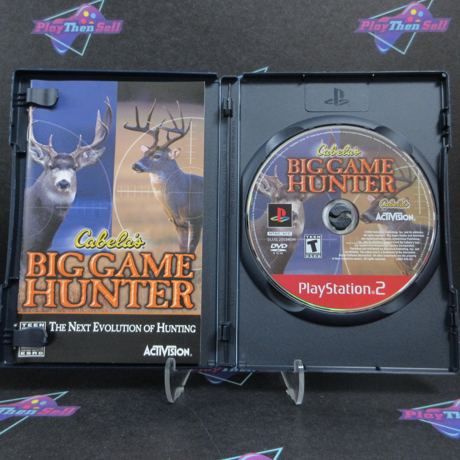 Cabela's Big Game Hunter PS2 PlayStation 2 GH Complete - 1 Year Warranty EX Cond