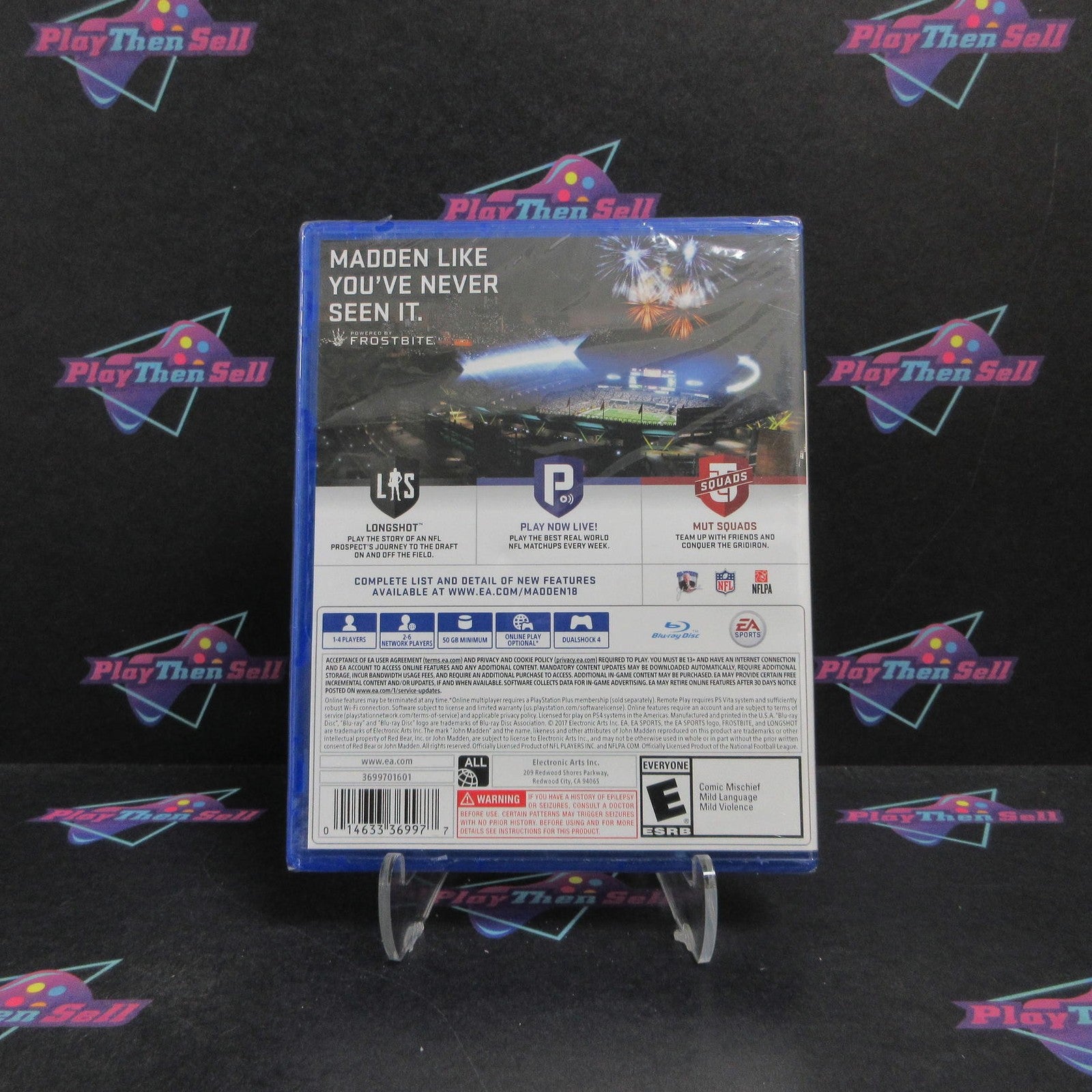 Madden NFL 18 PS4 PlayStation 4 - See Pics Brand New - Sealed