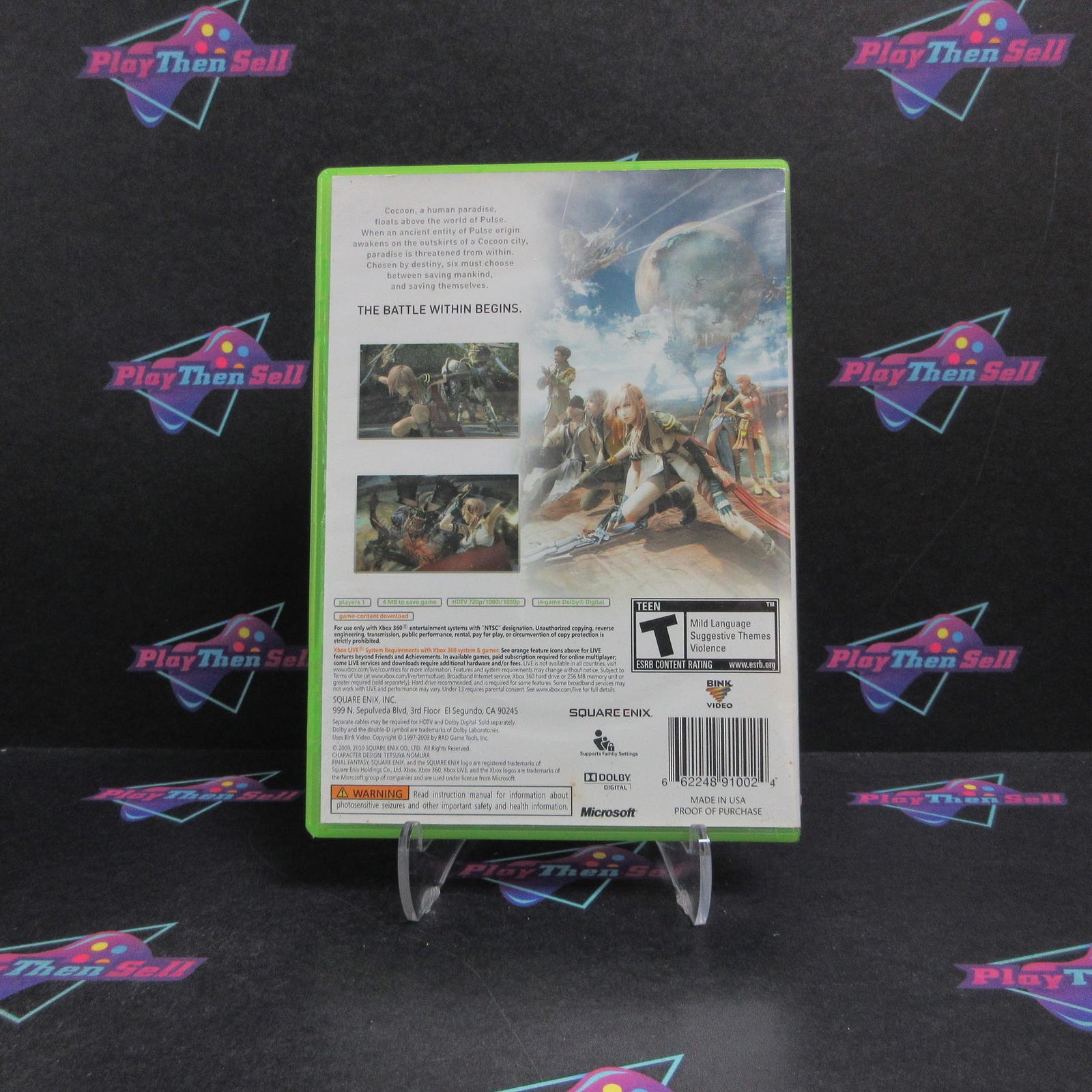 Final Fantasy XIII Xbox 360 Complete - 1 Year Warranty VG