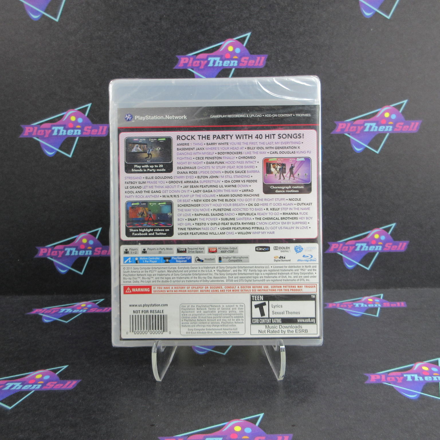 Everybody Dance PS3 PlayStation 3 Brand New - Sealed