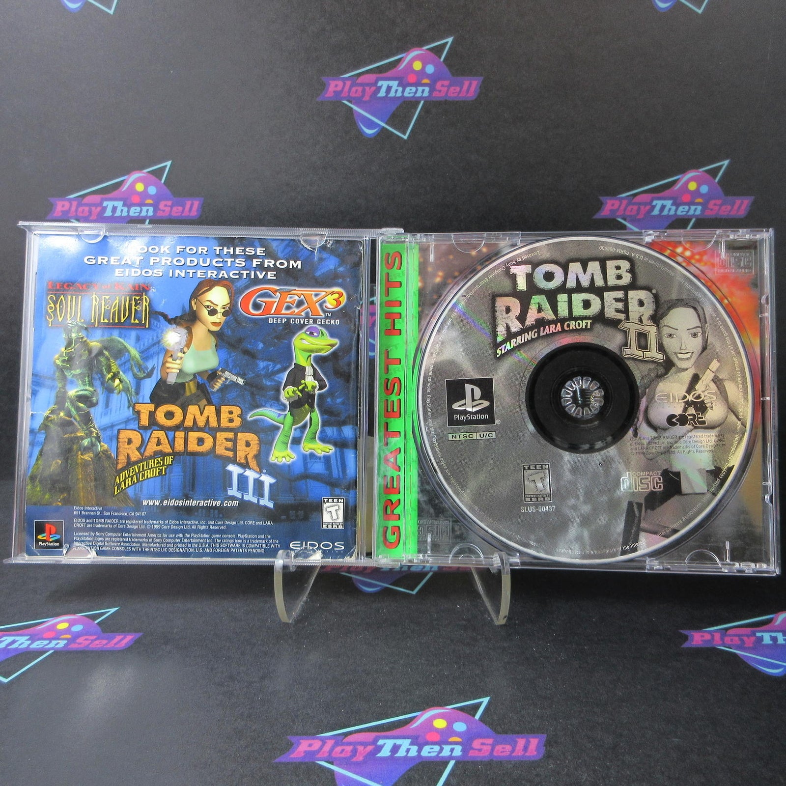 Tomb Raider II PS1 PlayStation 1 GH + Reg Card Complete - 1 Year Warranty VG