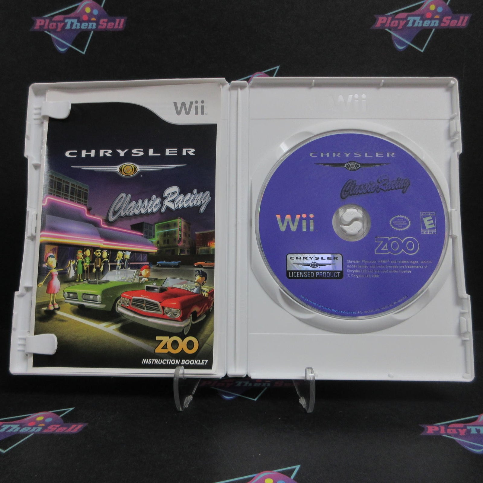 Chrysler Classic Racing Nintendo Wii Complete - 1 Year Warranty VG