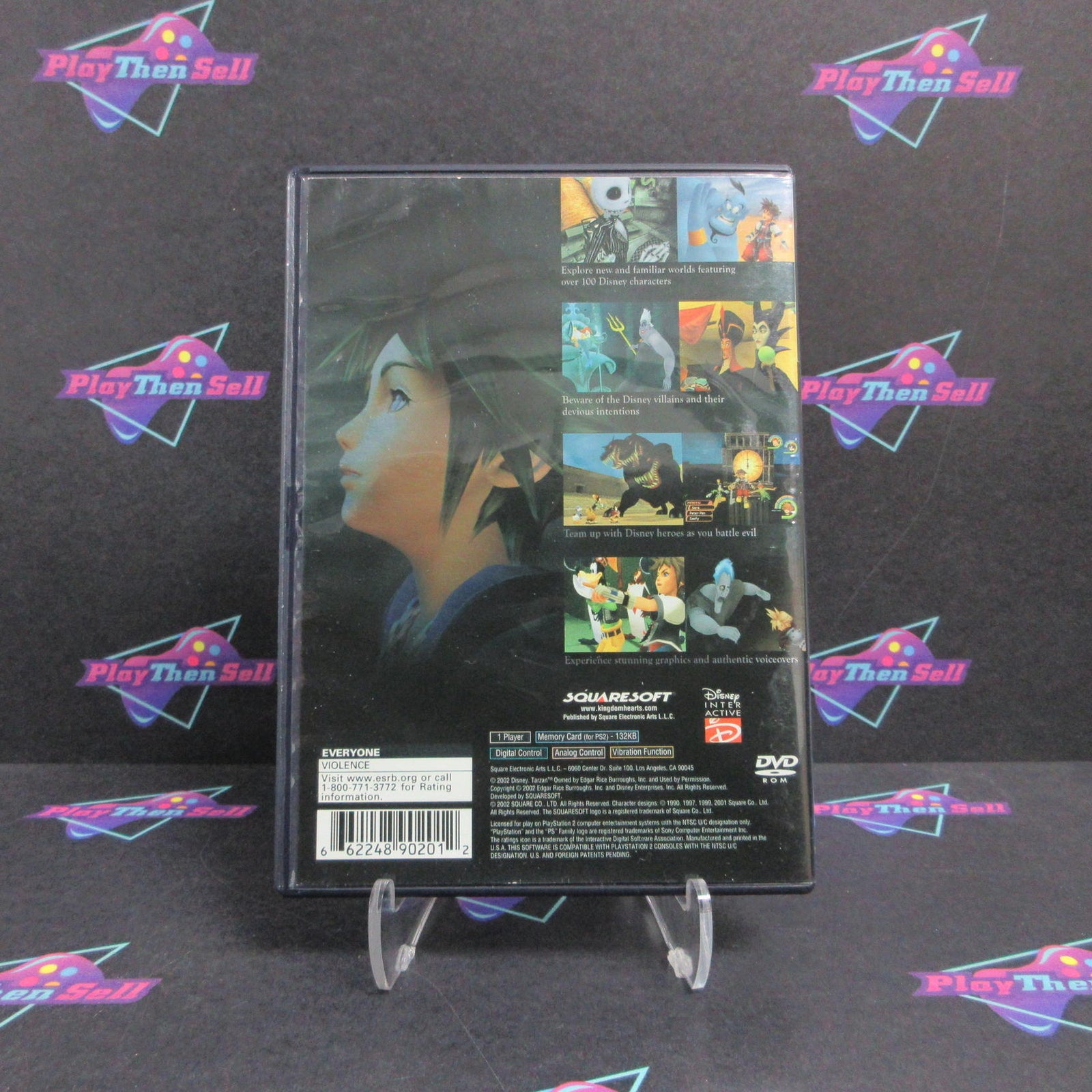 Kingdom Hearts PS2 PlayStation 2 + Reg Card Complete - 1 Year Warranty EX Cond