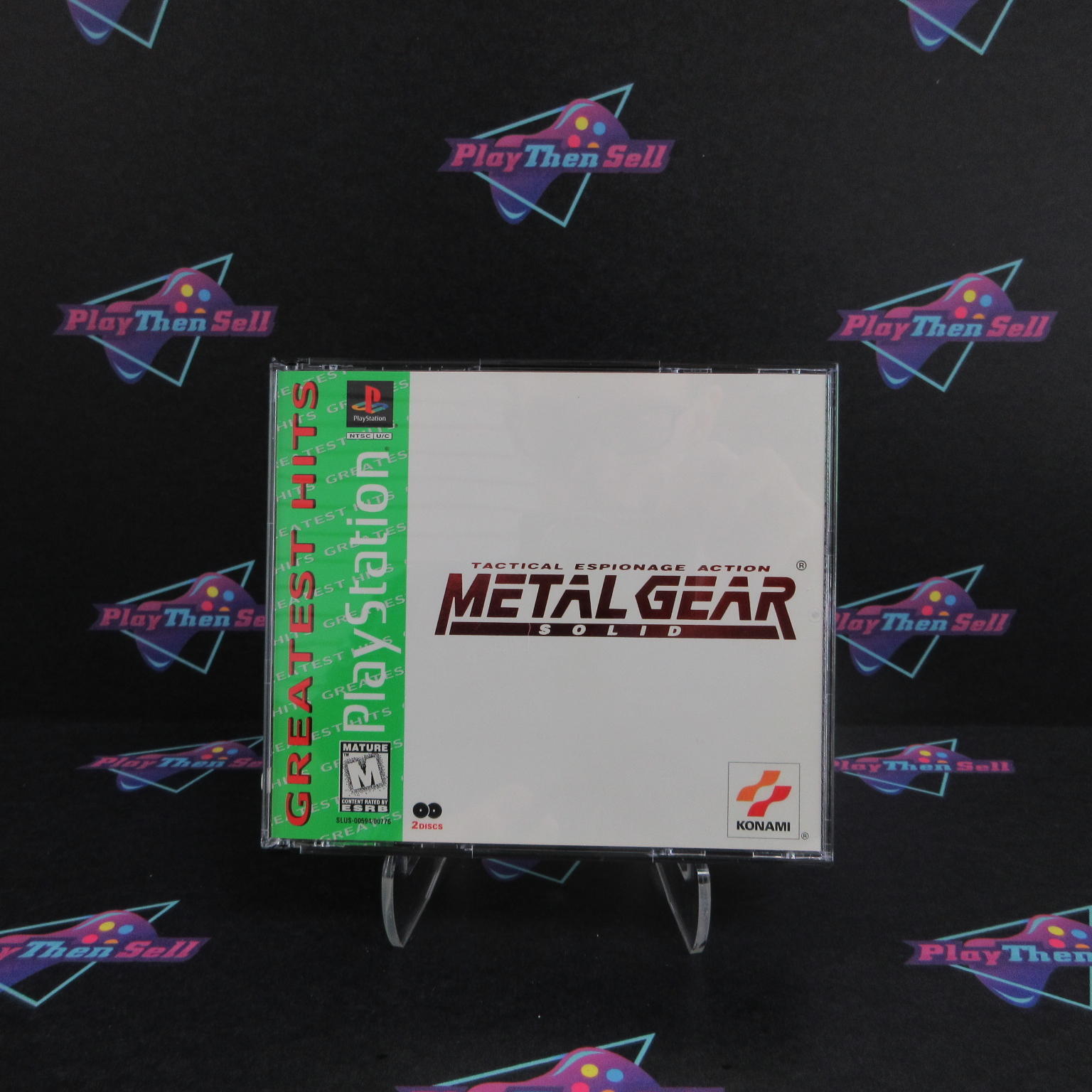Metal Gear Solid PS1 PlayStation 1 GH Complete - 1 Year Warranty EX Cond