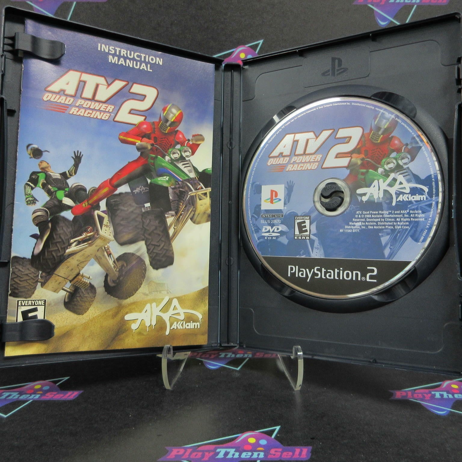 ATV 2 Quad Power Racing PS2 PlayStation 2 Complete - 1 Year Warranty EX Cond