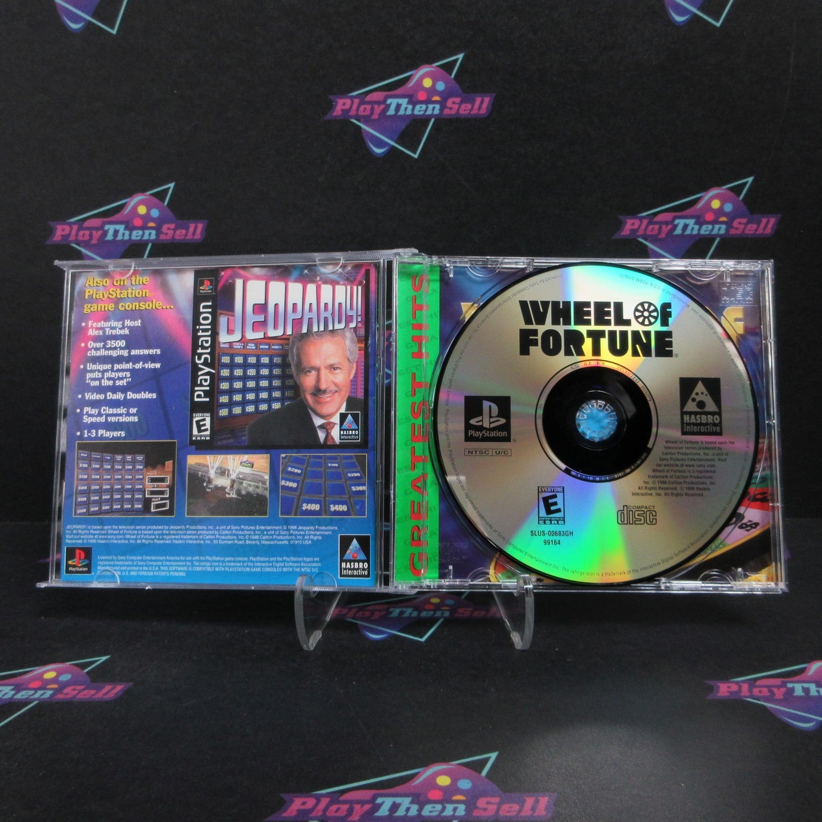 Wheel of Fortune PS1 PlayStation 1 GH Complete - 1 Year Warranty EX Cond