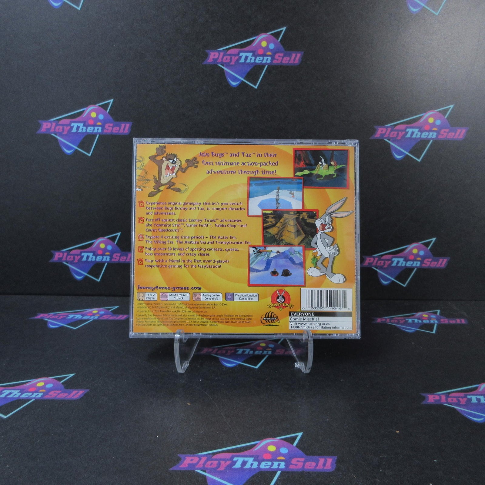Bugs & Taz Time Busters PS1 PlayStation 1 Complete - 1 Year Warranty VG