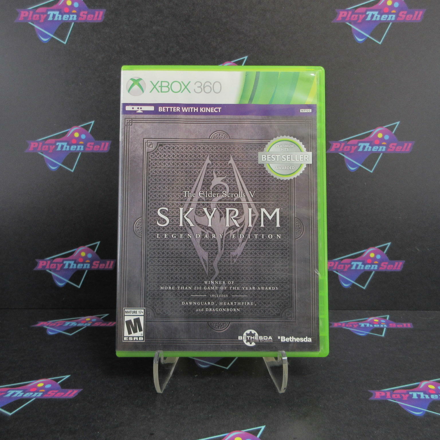 The Elder Scrolls V Skyrim Legendary Edition Xbox 360 AD Complete - (See Pics)