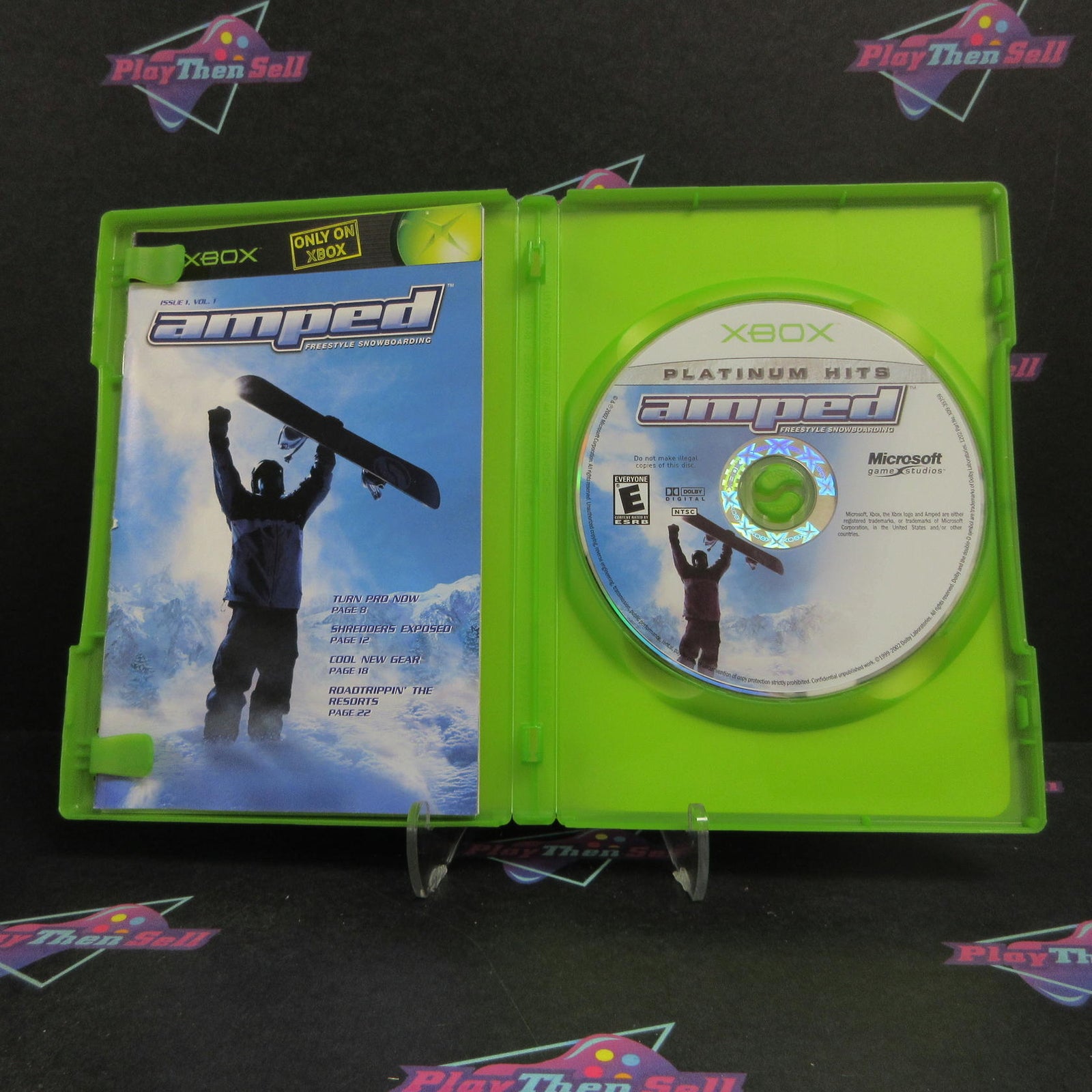 Amped Freestyle Snowboarding Xbox NFRS PH Disc Complete  - 1 Year Warranty EX ..