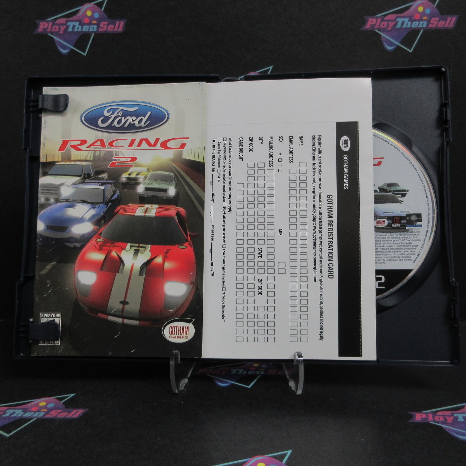 Ford Racing 2 PS2 PlayStation 2 + Reg Card Complete - (See Pics)