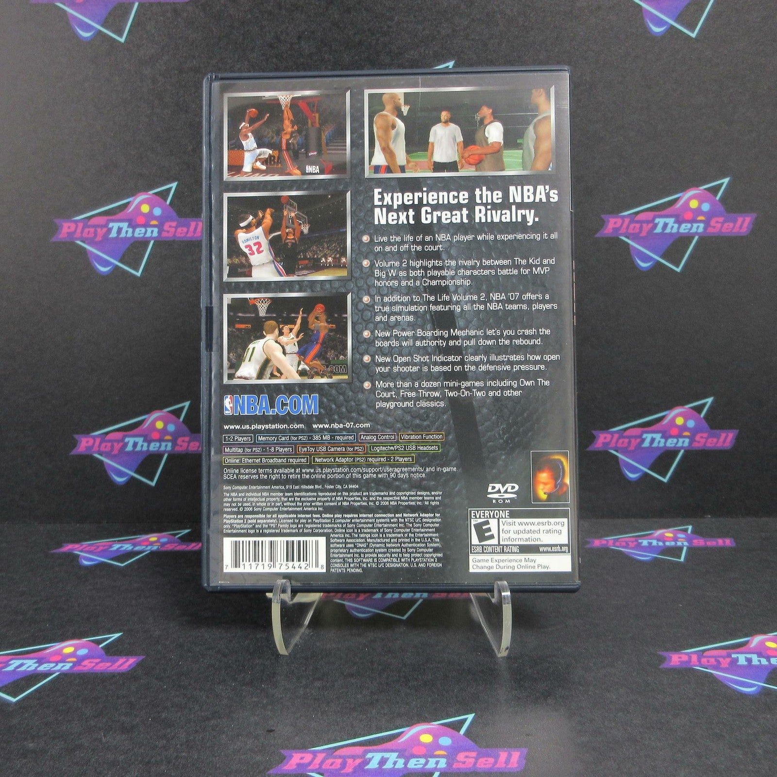 NBA 07 The Life Vol 2 PS2 PlayStation 2 + Reg Card Complete  - 1 Year Warranty..