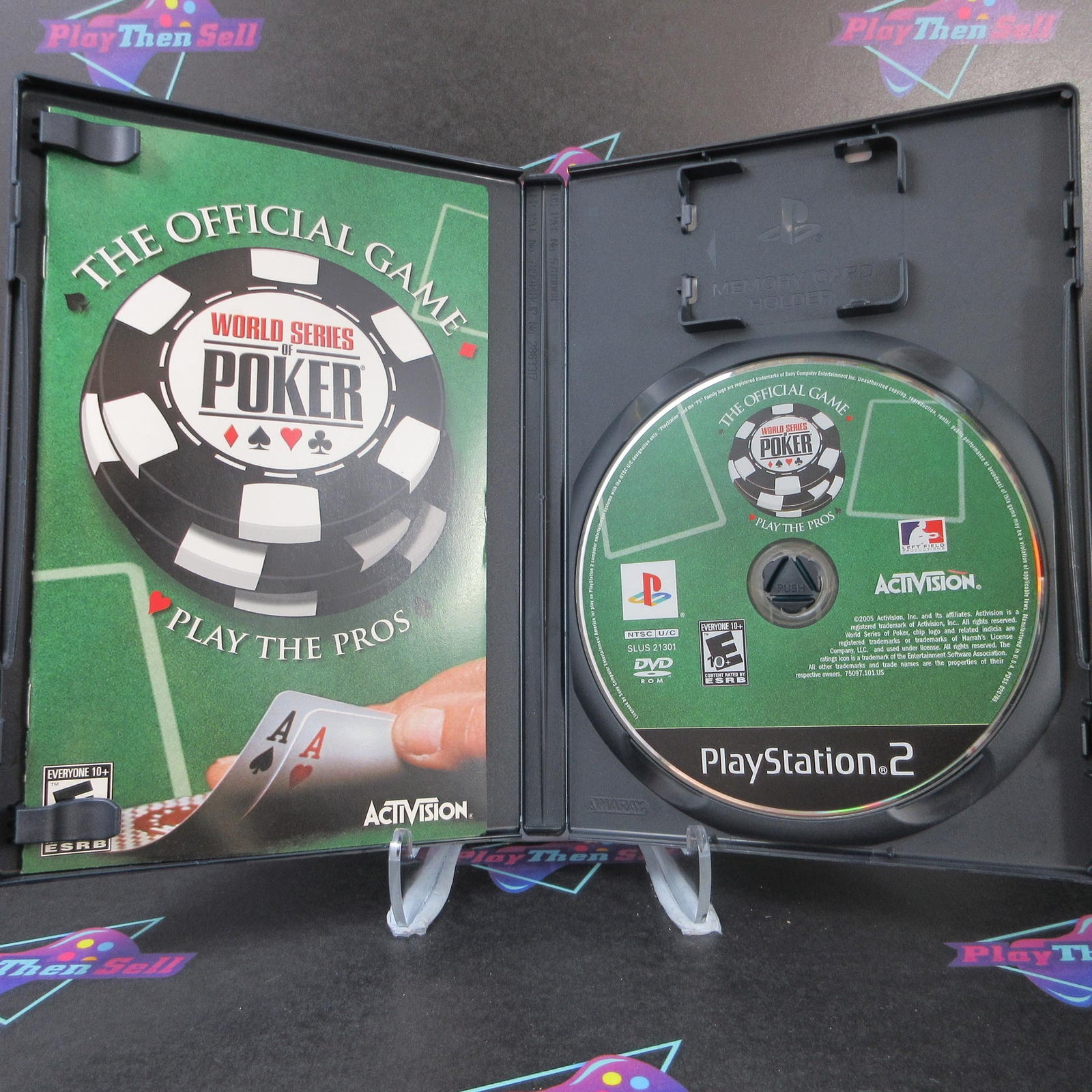 World Series of Poker PS2 PlayStation 2 + Sleeve - Complete CIB