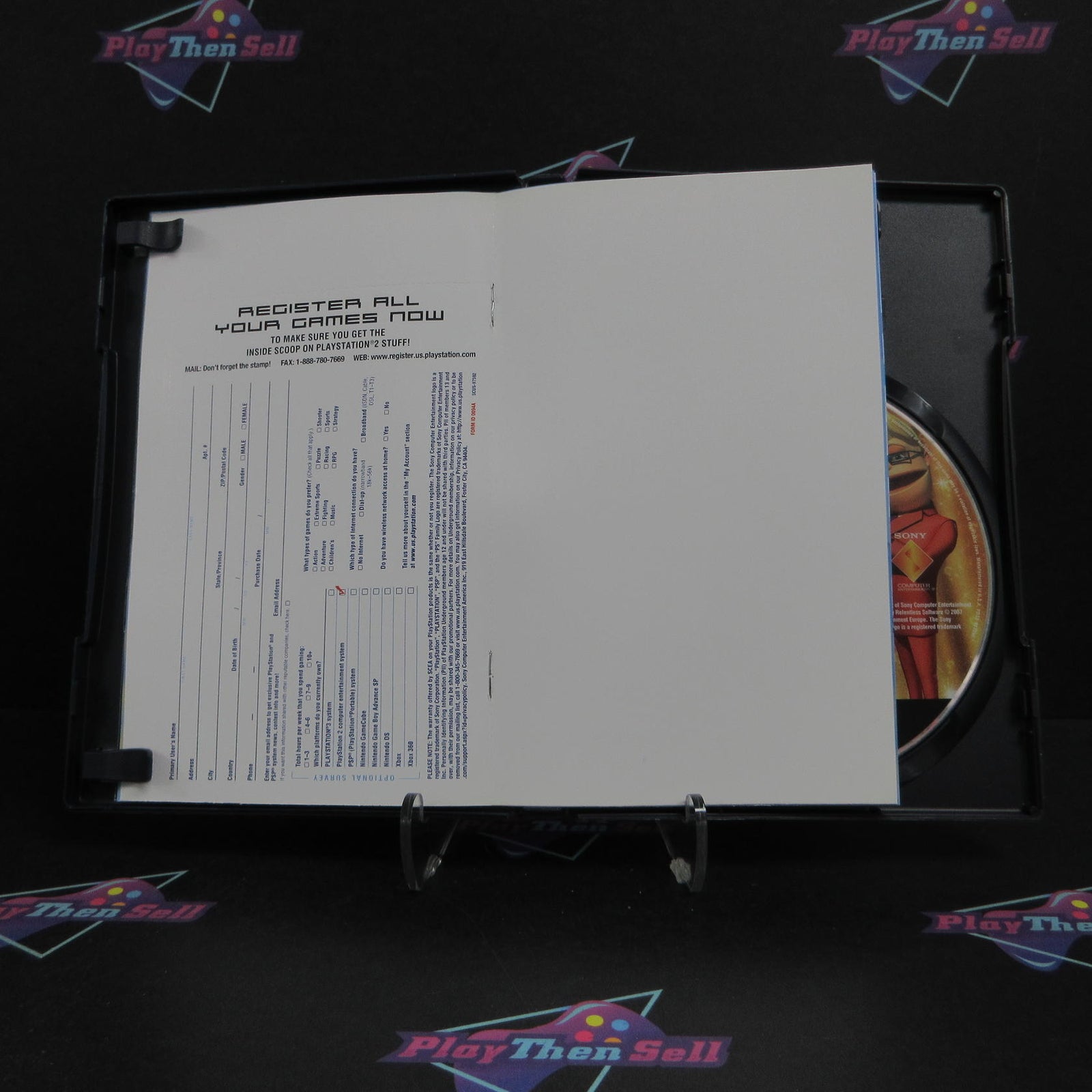 BUZZ The Mega Quiz PS2 PlayStation 2 AD + Reg Card Complete CIB - (See Pics)