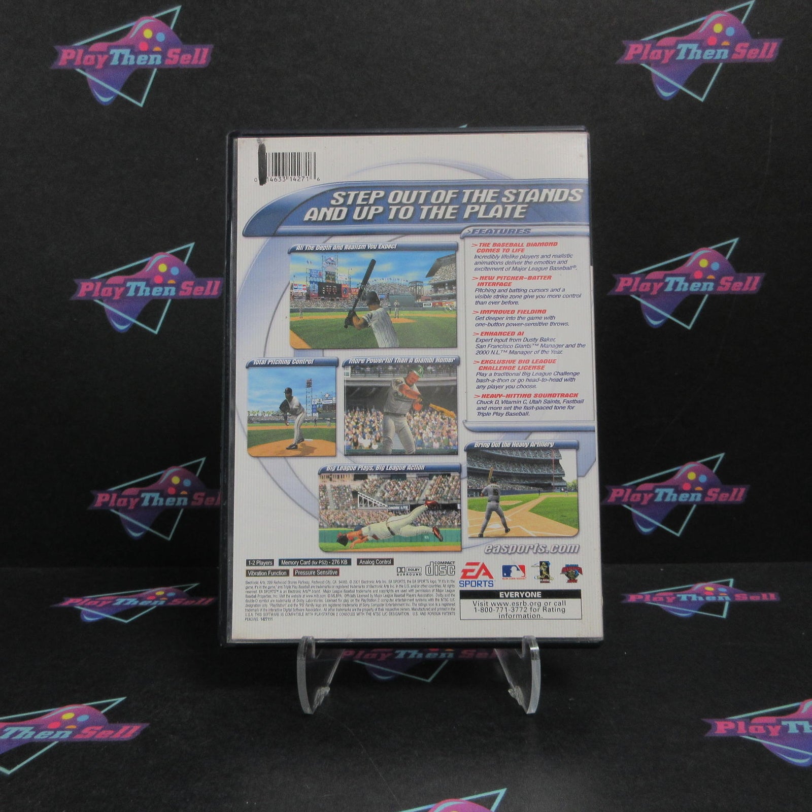 Triple Play Baseball PlayStation 2 PS2 Reg Card Complete - 1 Year Warranty VG