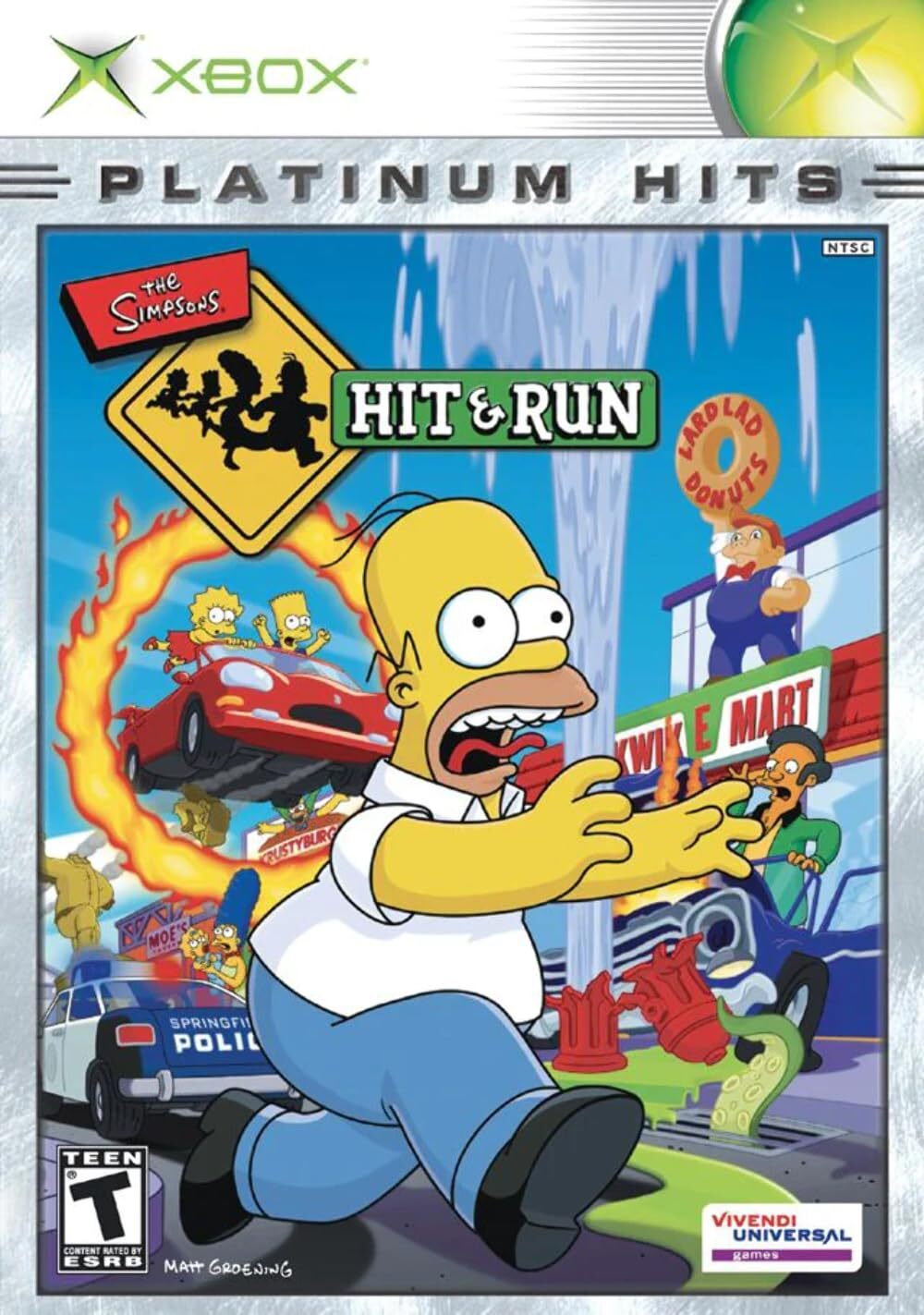 Simpsons Hit and Run Xbox PH AD/MD Complete CIB - (See Pics)