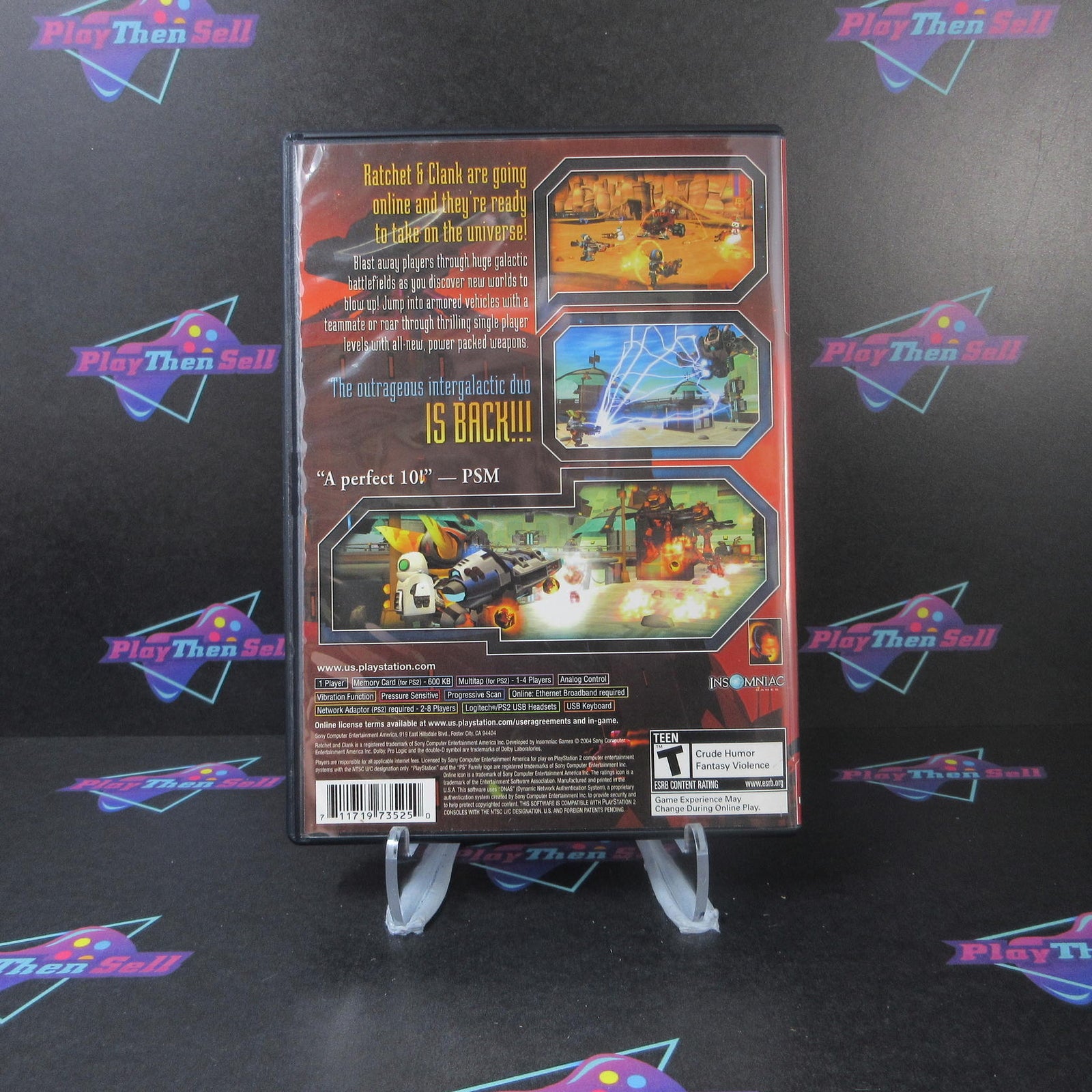 Ratchet & Clank Up Your Arsenal PS2 PlayStation 2 GH Complete  - 1 Year Warran..
