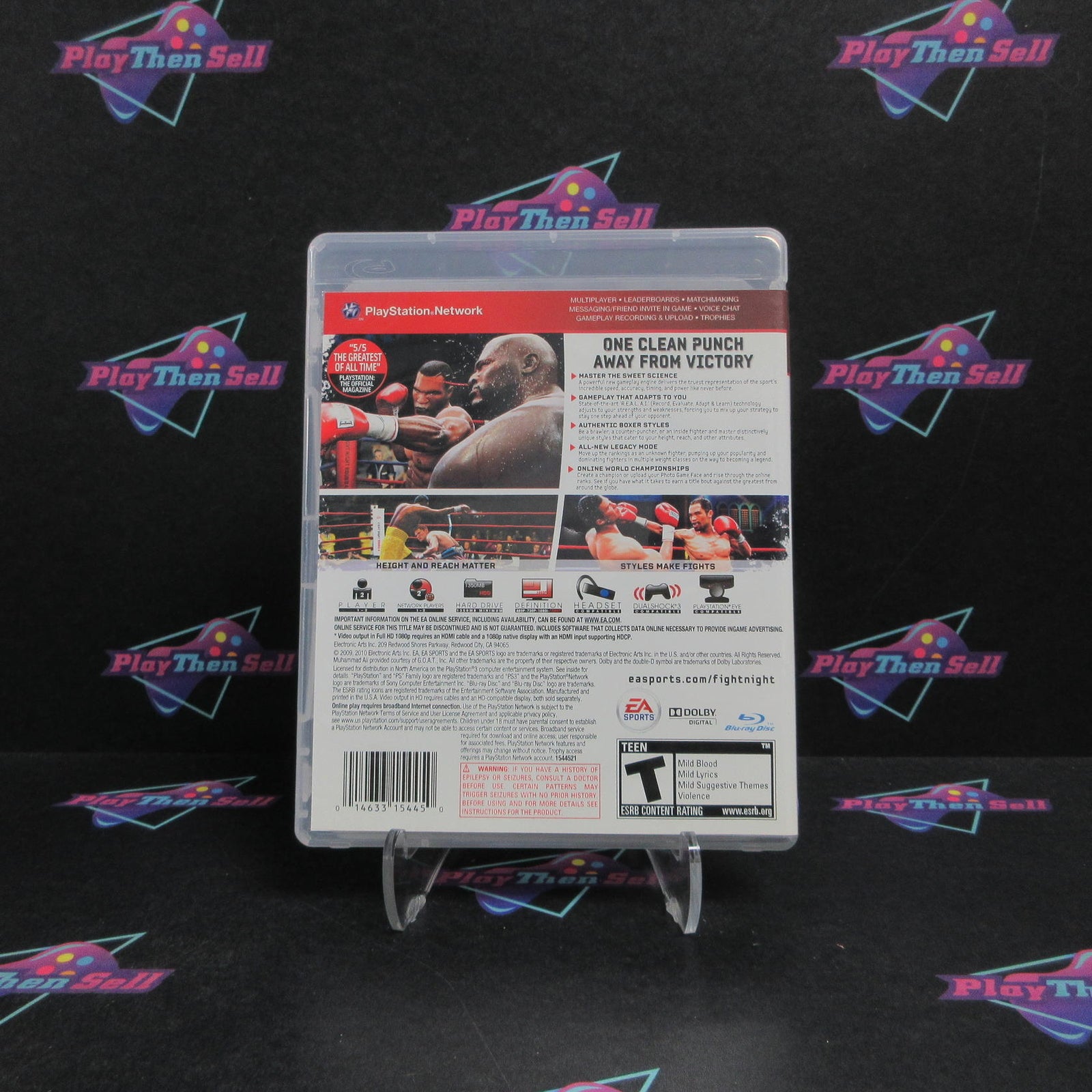 Fight Night Round 4 PS3 PlayStation 3 GH Complete - 1 Year Warranty EX Cond