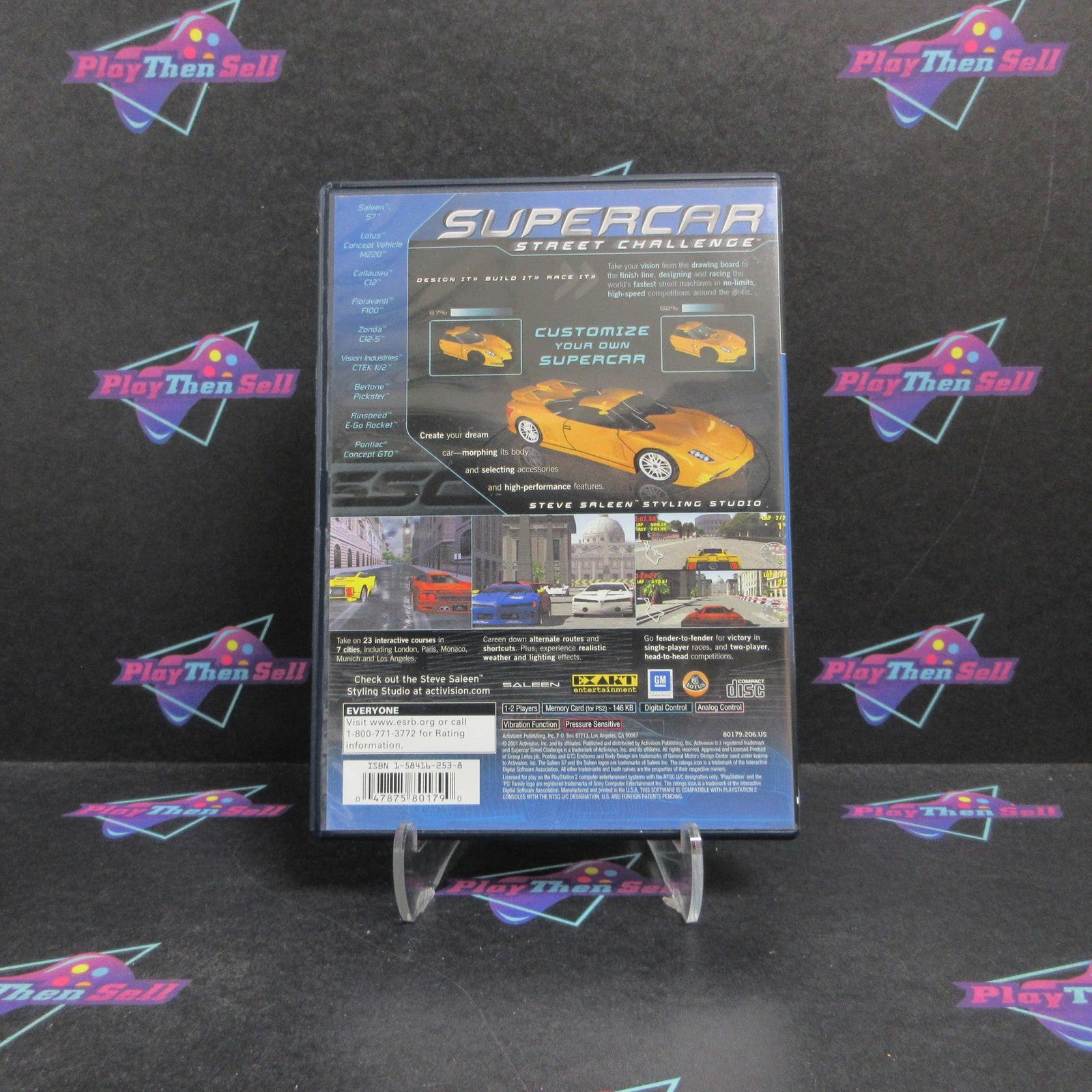 Supercar Street Challenge PS2 PlayStation 2 Complete - 1 Year Warranty EX Cond