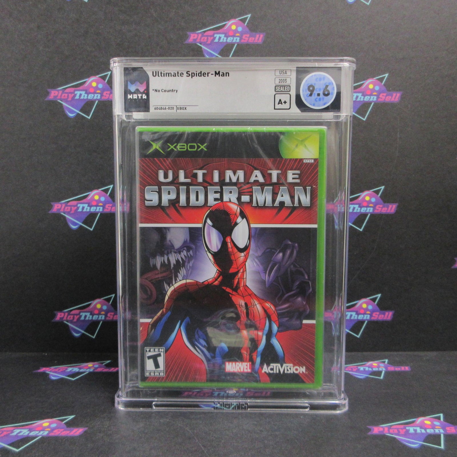 Ultimate Spider-Man Xbox WATA Graded 9.6 A+ Sealed Brand New - Sealed