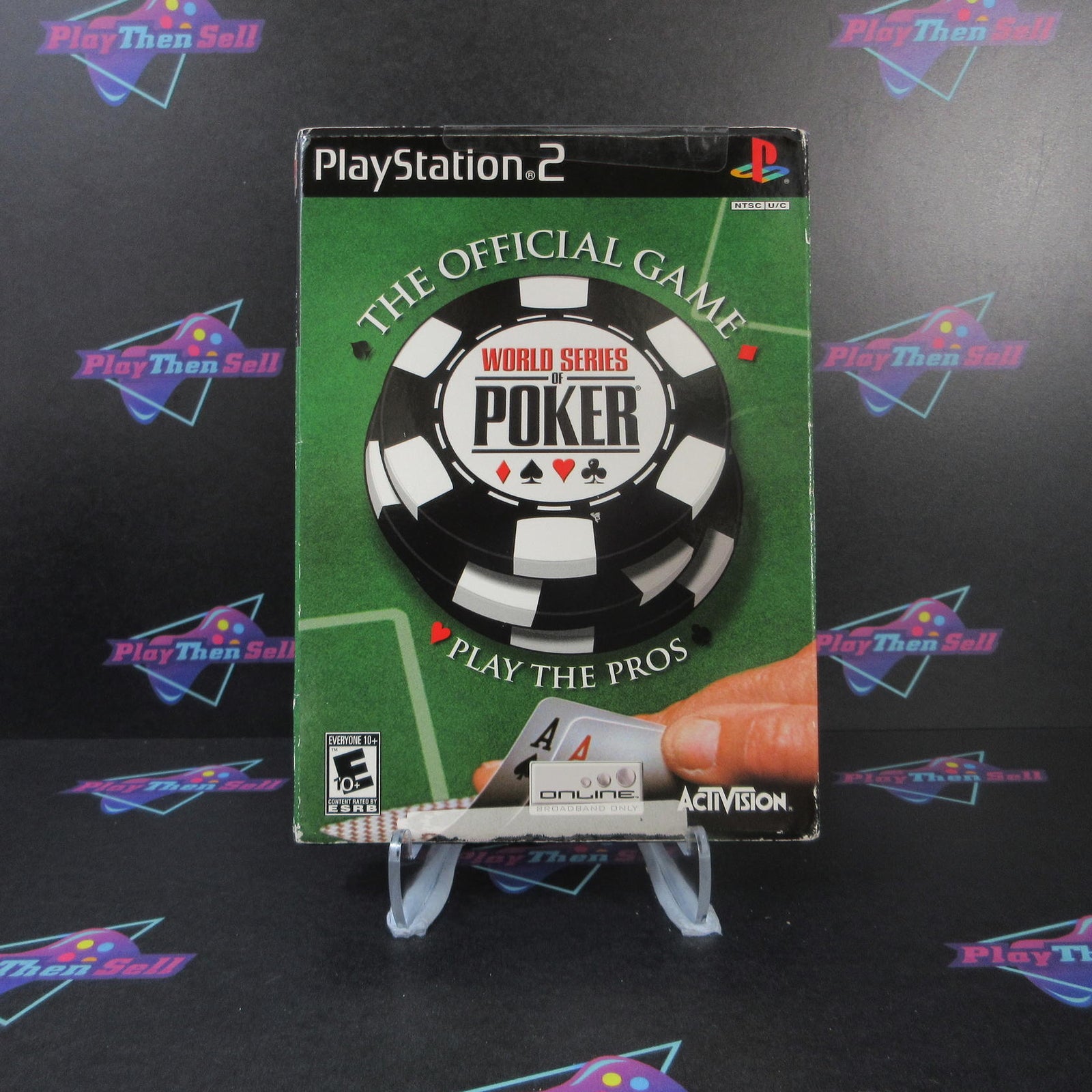 World Series of Poker PS2 PlayStation 2 + Sleeve - Complete CIB
