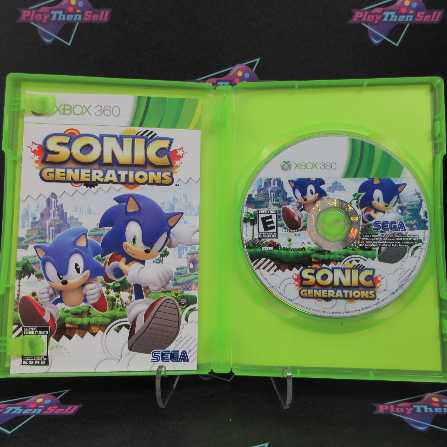 Sega Sonic Generations Xbox 360 Complete - 1 Year Warranty EX Cond