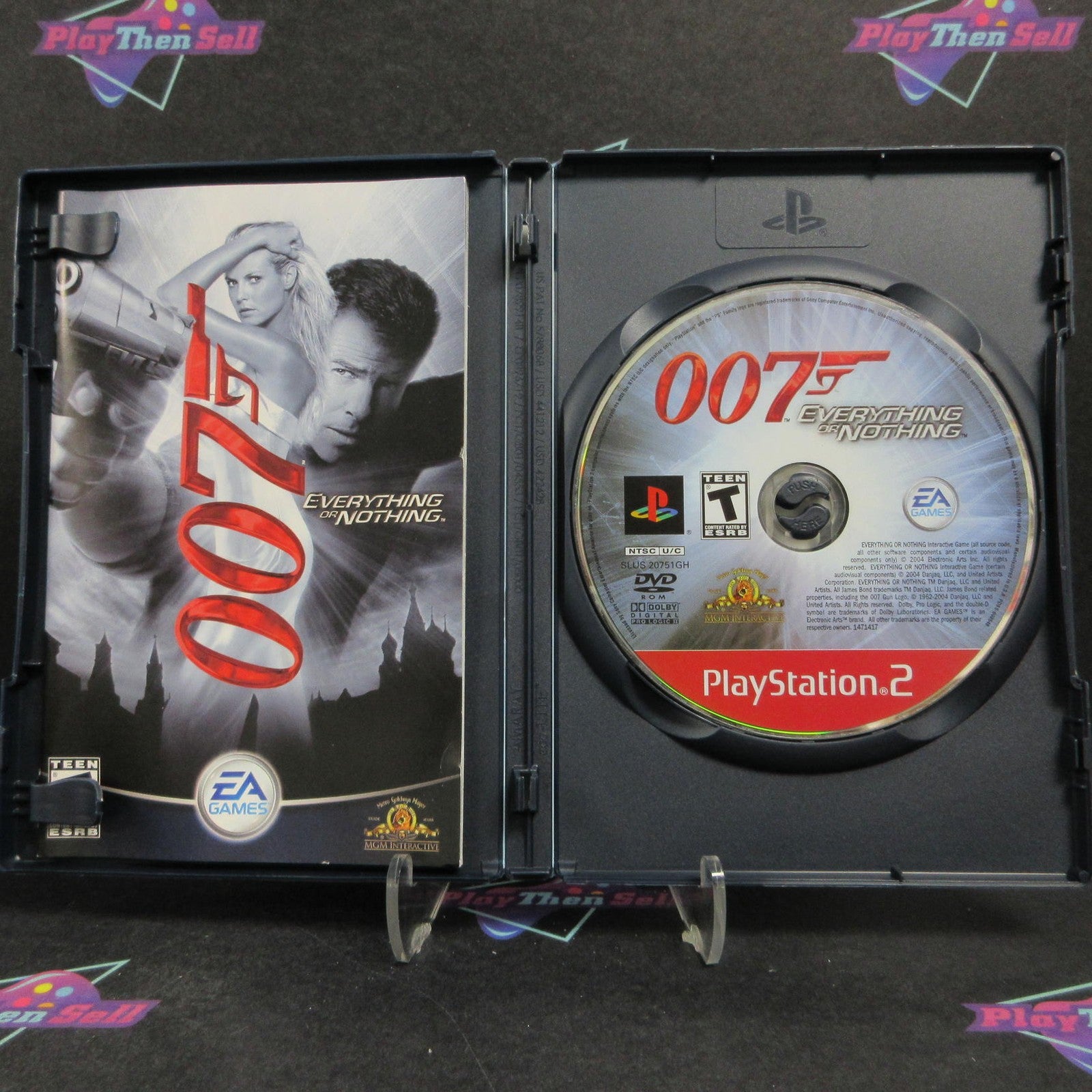 007 Everything or Nothing PS2 PlayStation 2 GH Complete  - 1 Year Warranty EX ..