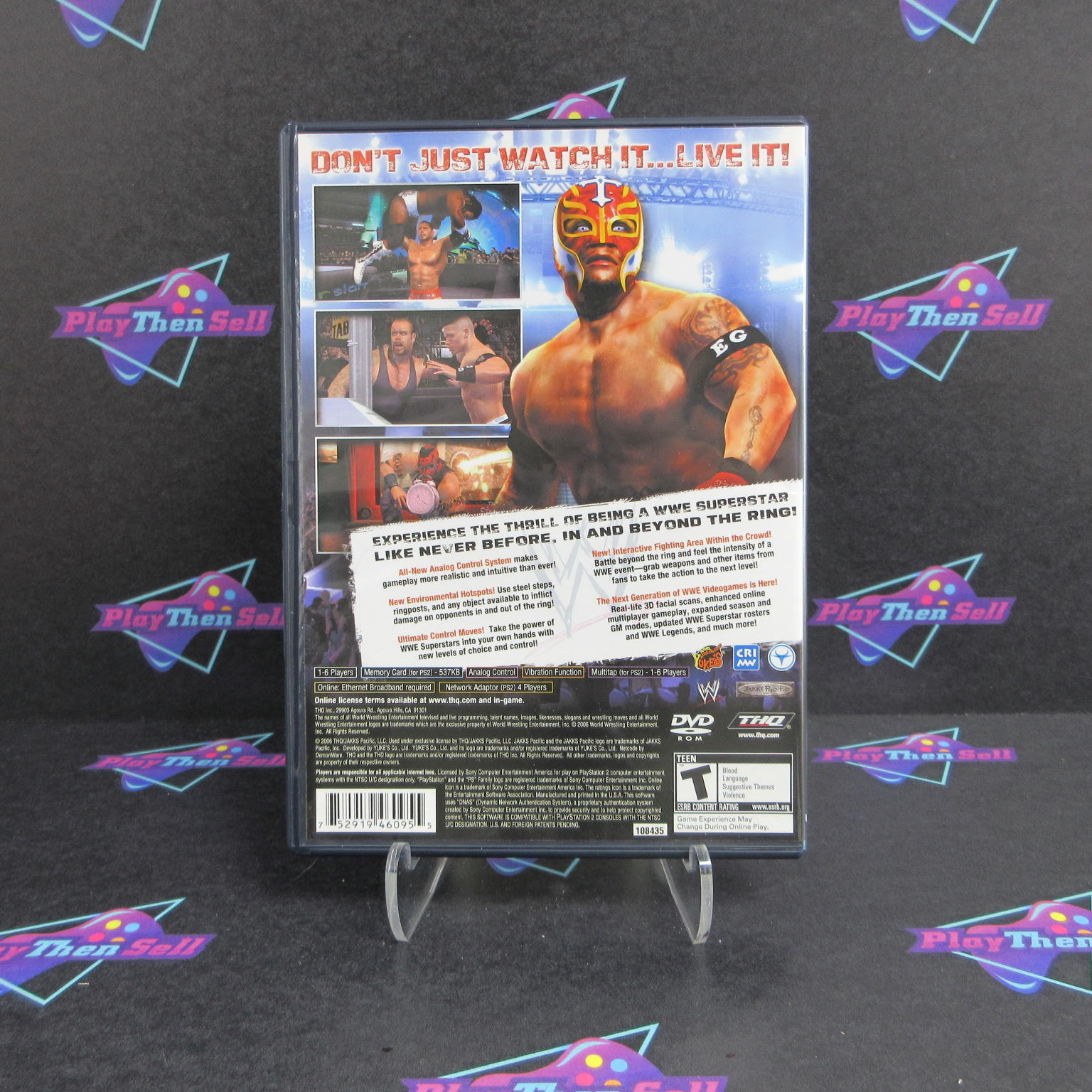 WWE SmackDown vs. Raw 2007 PS2 PlayStation 2 Complete - 1 Year Warranty EX Cond