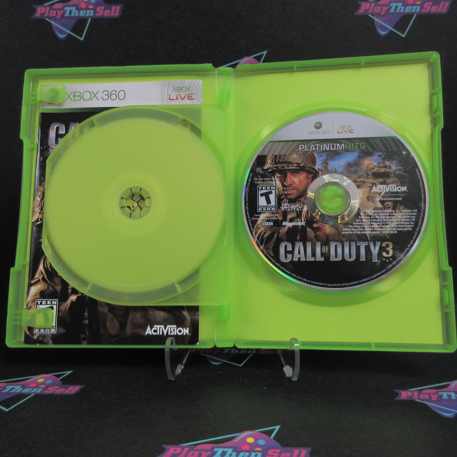 Call of Duty 3 Xbox 360 PH + Bonus Disc Complete - 1 Year Warranty EX Cond