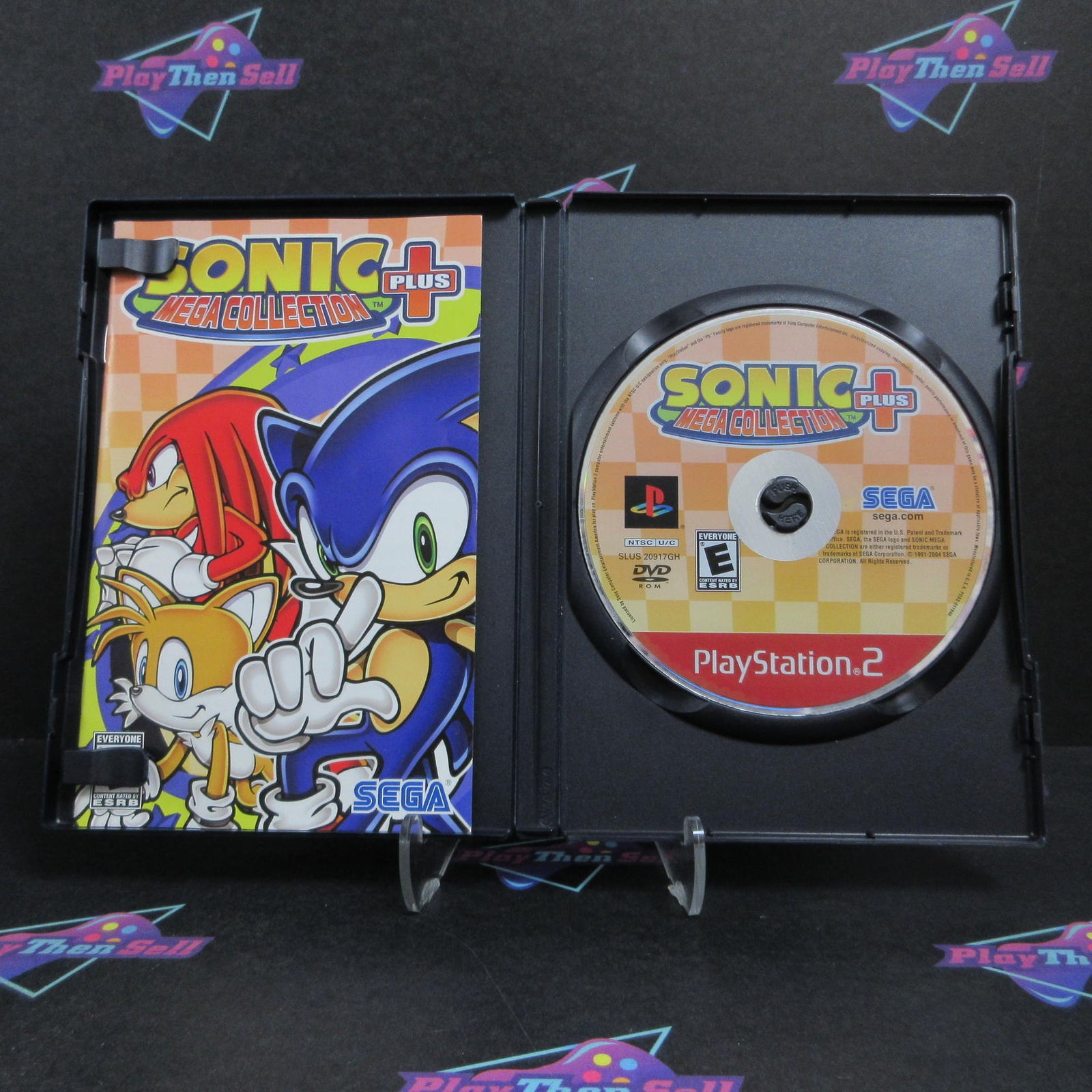 Sonic Mega Collection GH PS2 PlayStation 2 AD/DD Complete CIB - (See Pics)
