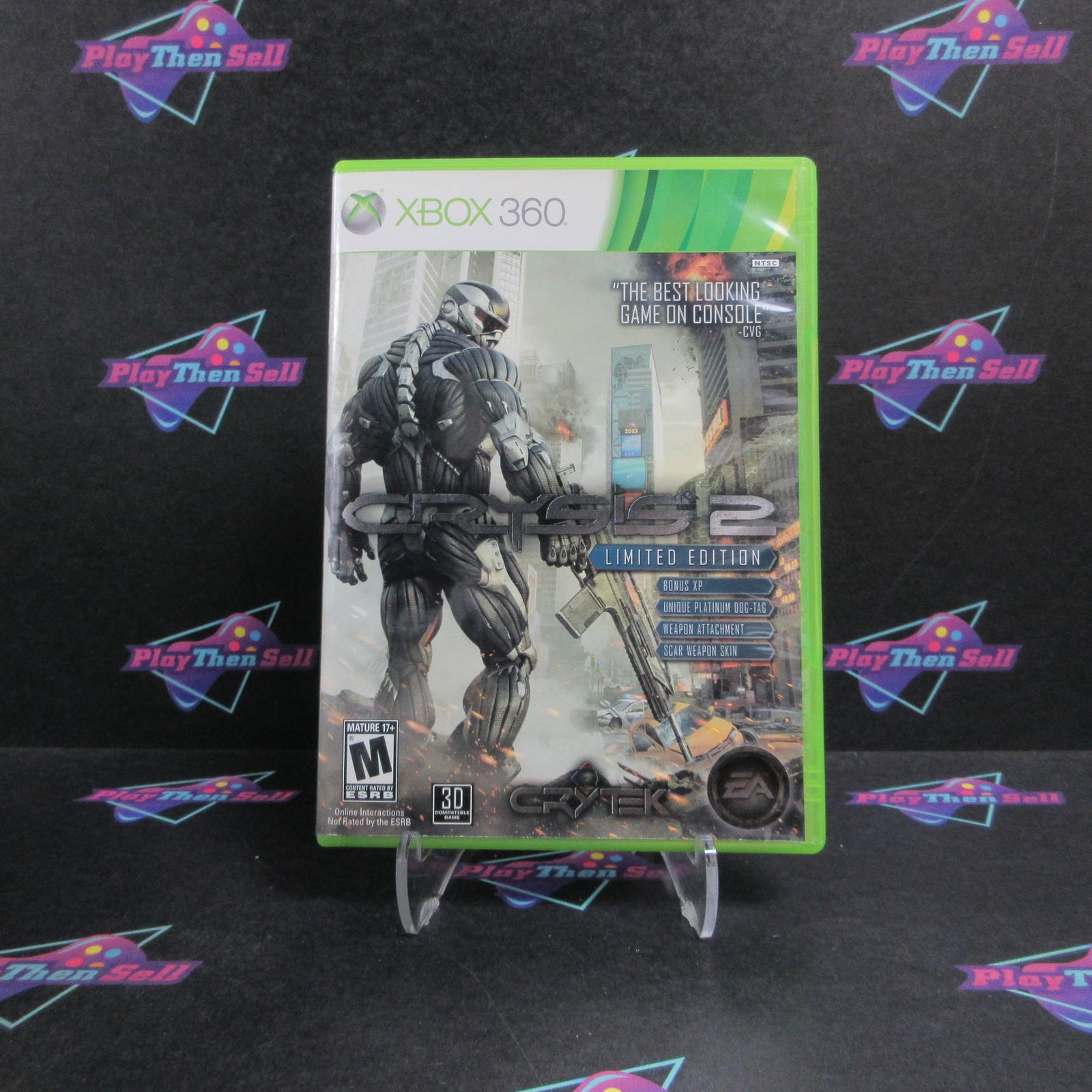 Crysis 2 Limited Edition Xbox 360 Complete - 1 Year Warranty VG