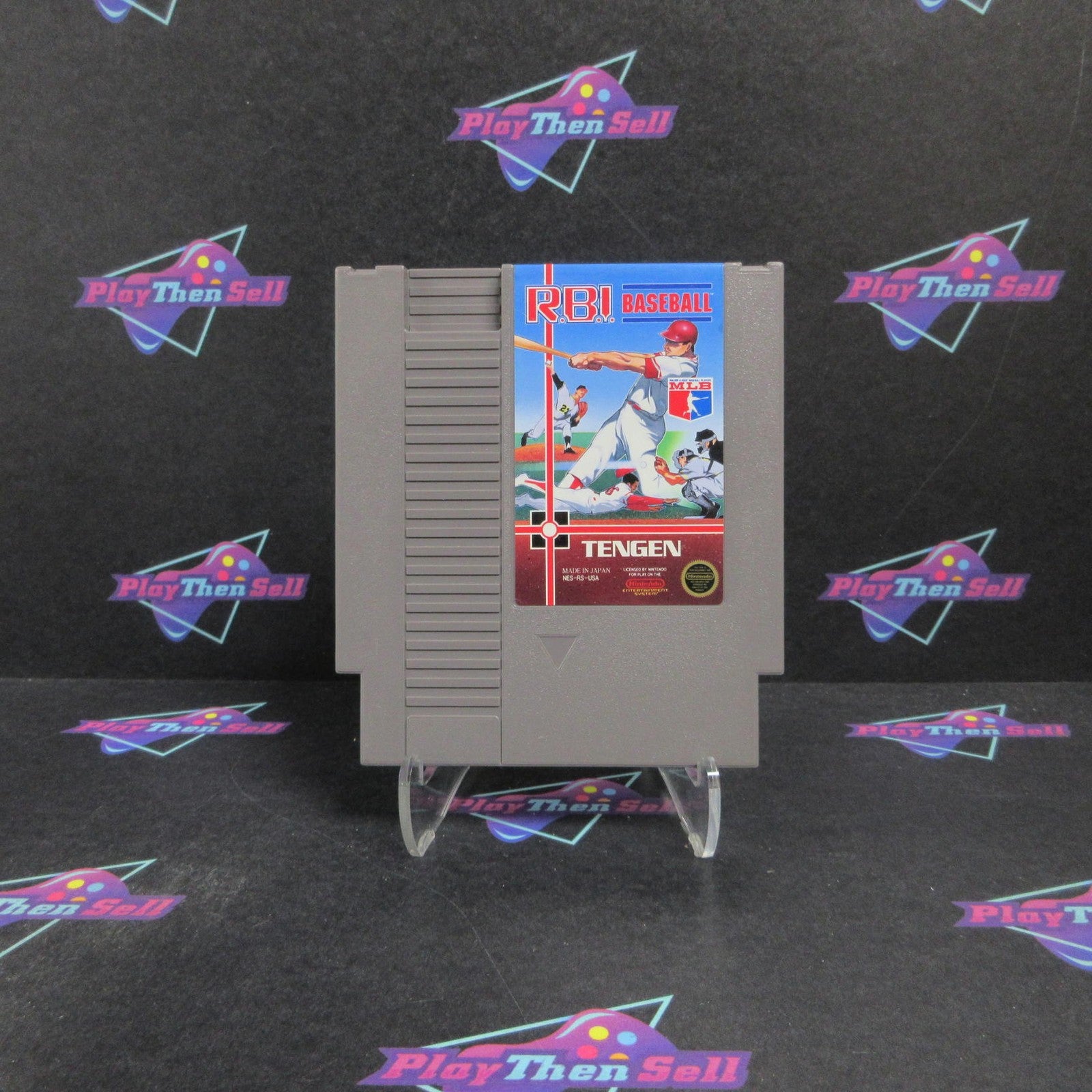 R.B.I. Baseball Nintendo NES Gray Cart Only - 1 Year Warranty EX Cond