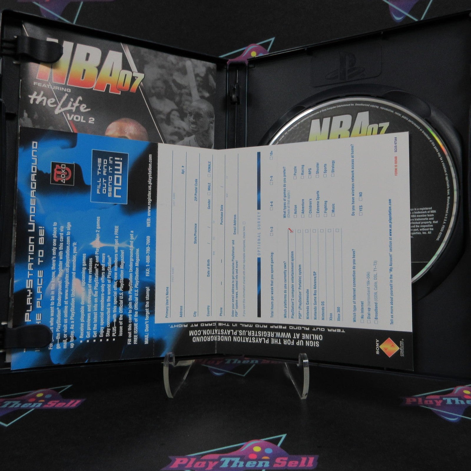 NBA 07 The Life Vol 2 PS2 PlayStation 2 + Reg Card Complete  - 1 Year Warranty..