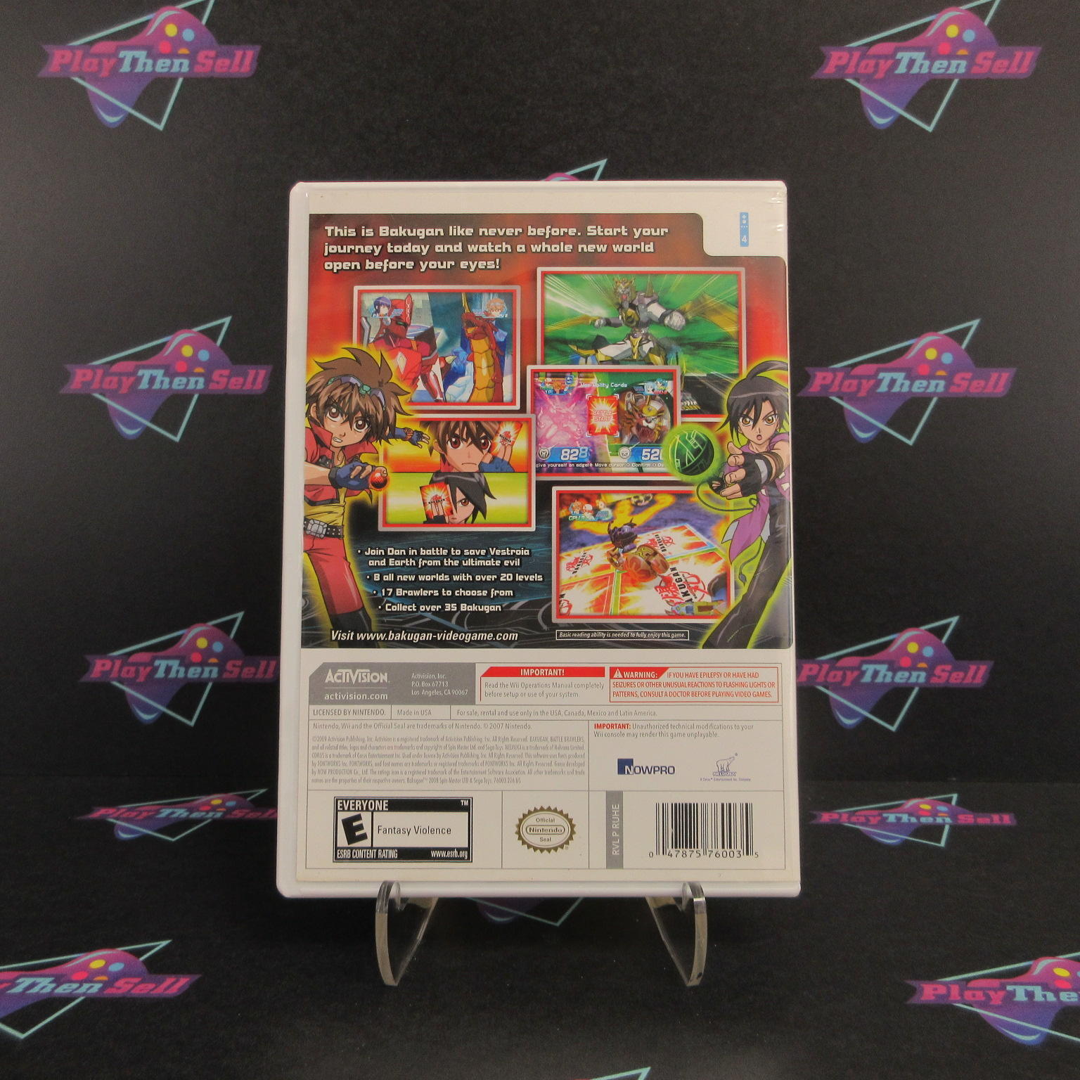 Bakugan Battle Brawlers Nintendo Wii Complete - 1 Year Warranty EX Cond