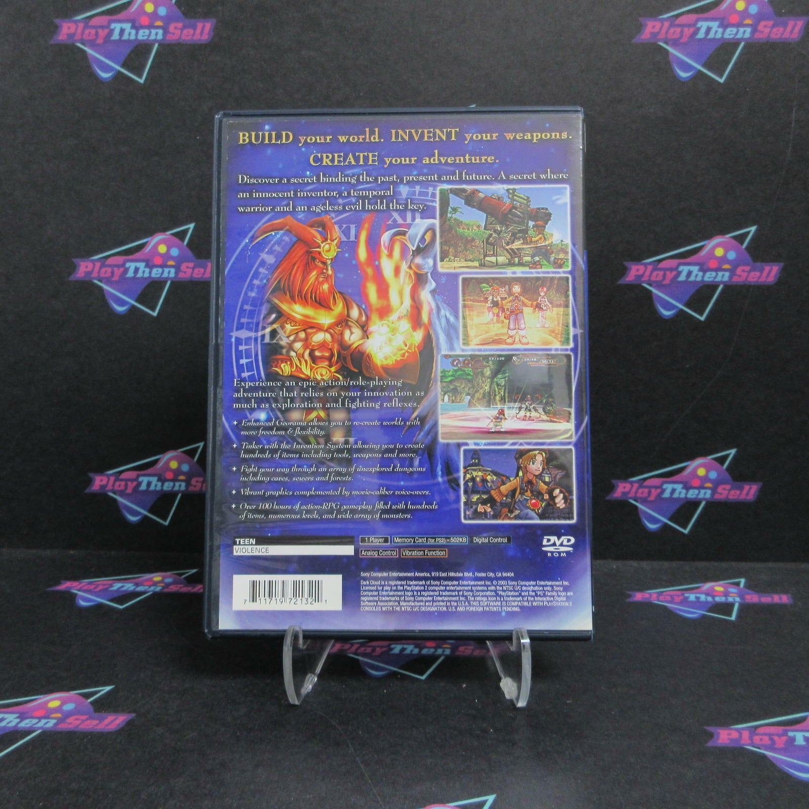 Dark Cloud 2 PS2 PlayStation 2 + Reg Card Complete - 1 Year Warranty EX Cond