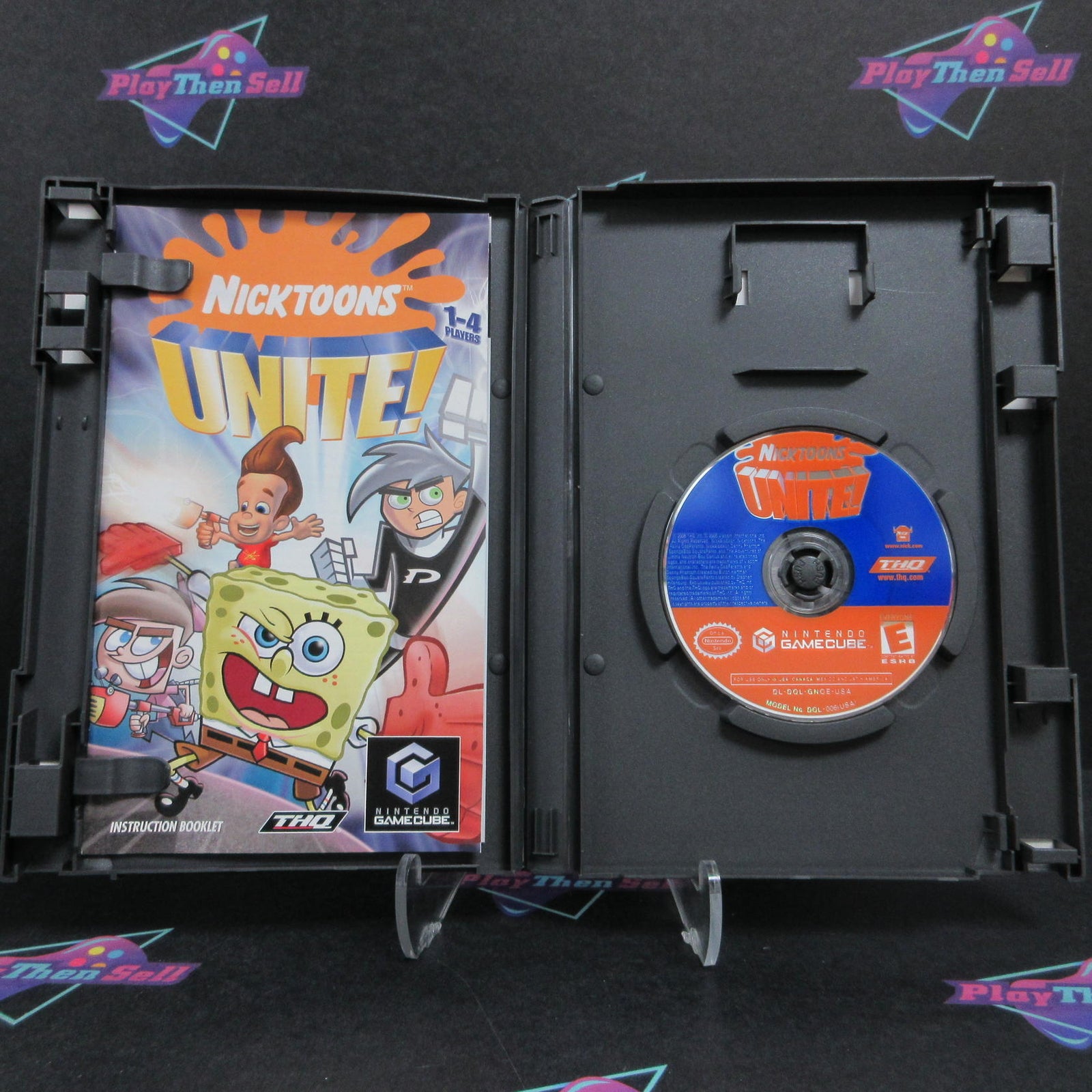 Nicktoons Unite! Nintendo GameCube Complete - 1 Year Warranty EX Cond