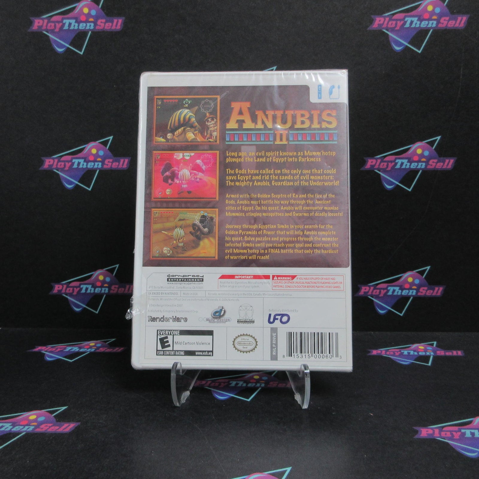 Anubis II Nintendo Wii - See Pics Brand New - Sealed