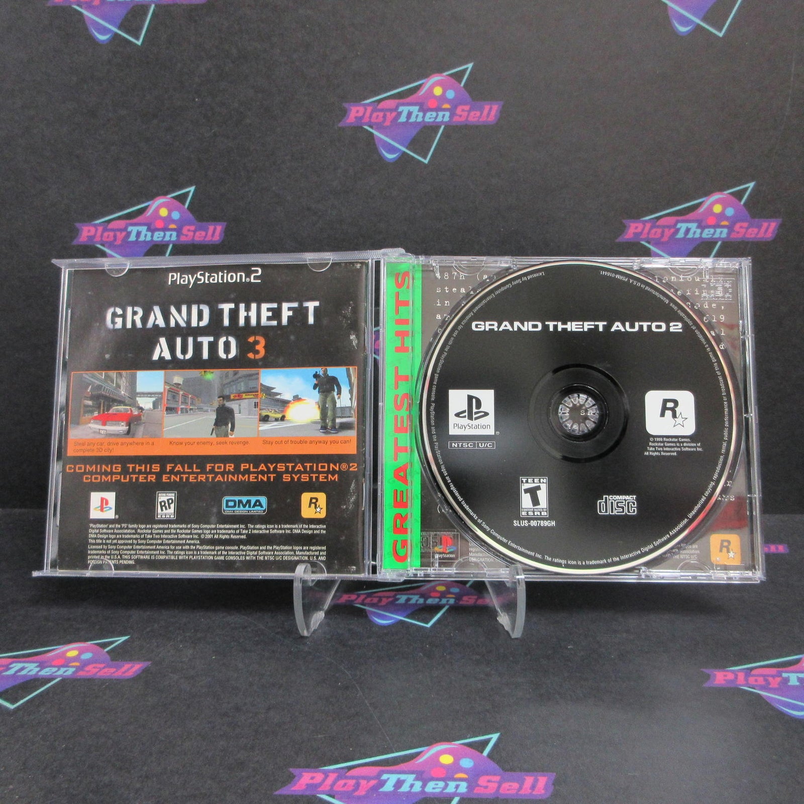 Grand Theft Auto 2 PS1 PlayStation 1 GH Complete - 1 Year Warranty EX Cond