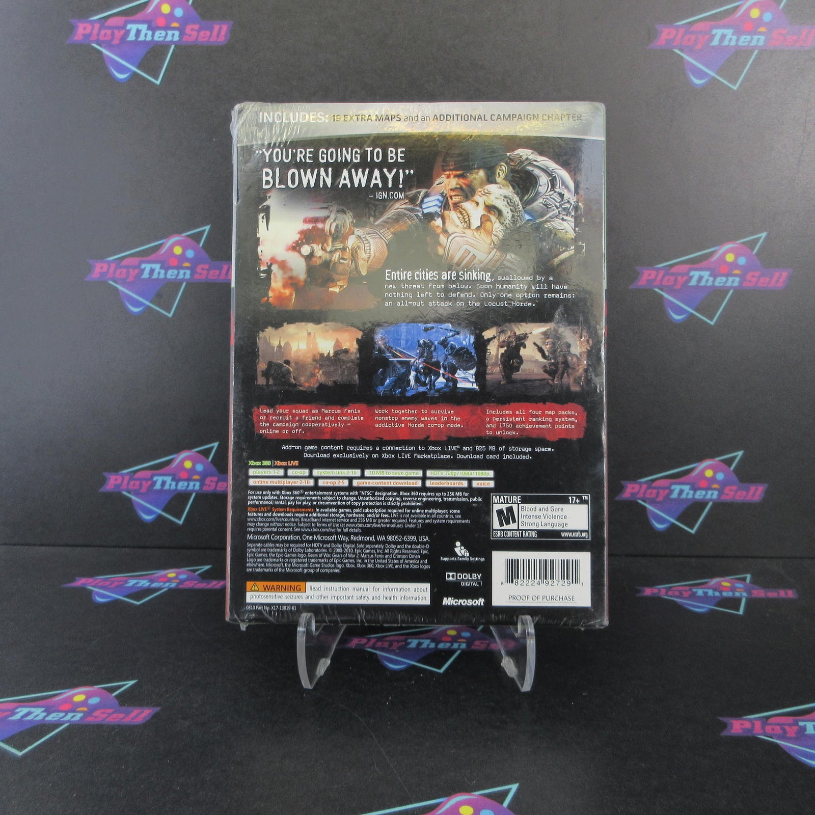 Gears of War 2 The Complete Collection Xbox 360 PH Brand New - Sealed
