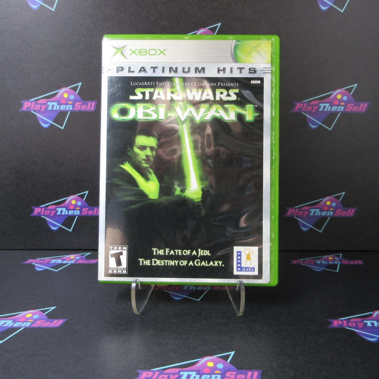 Star Wars Obi Wan Platinum Hits Xbox Complete - 1 Year Warranty VG